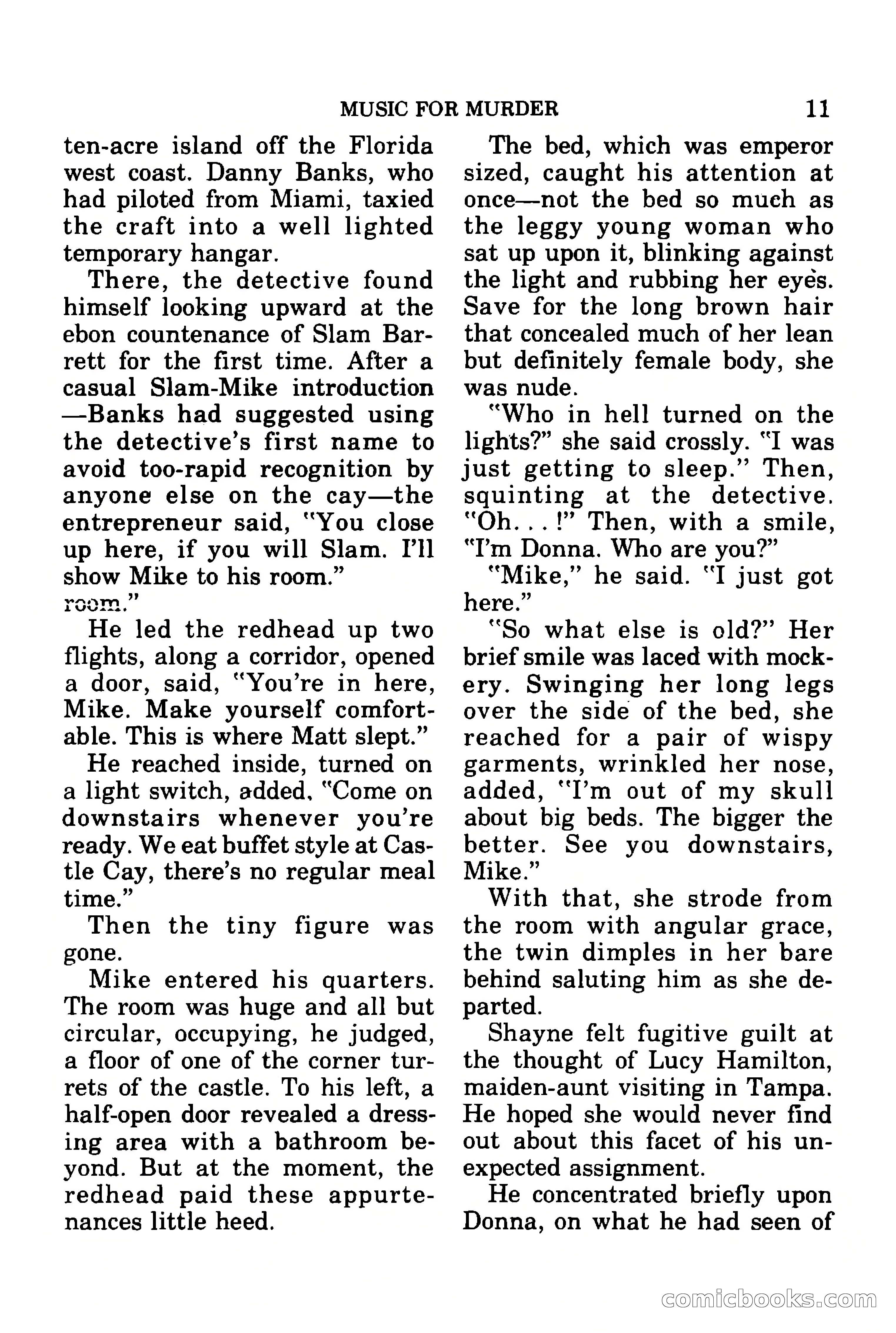 Mike Shayne Mystery Magazine, July 1977 — page 13 of 133
