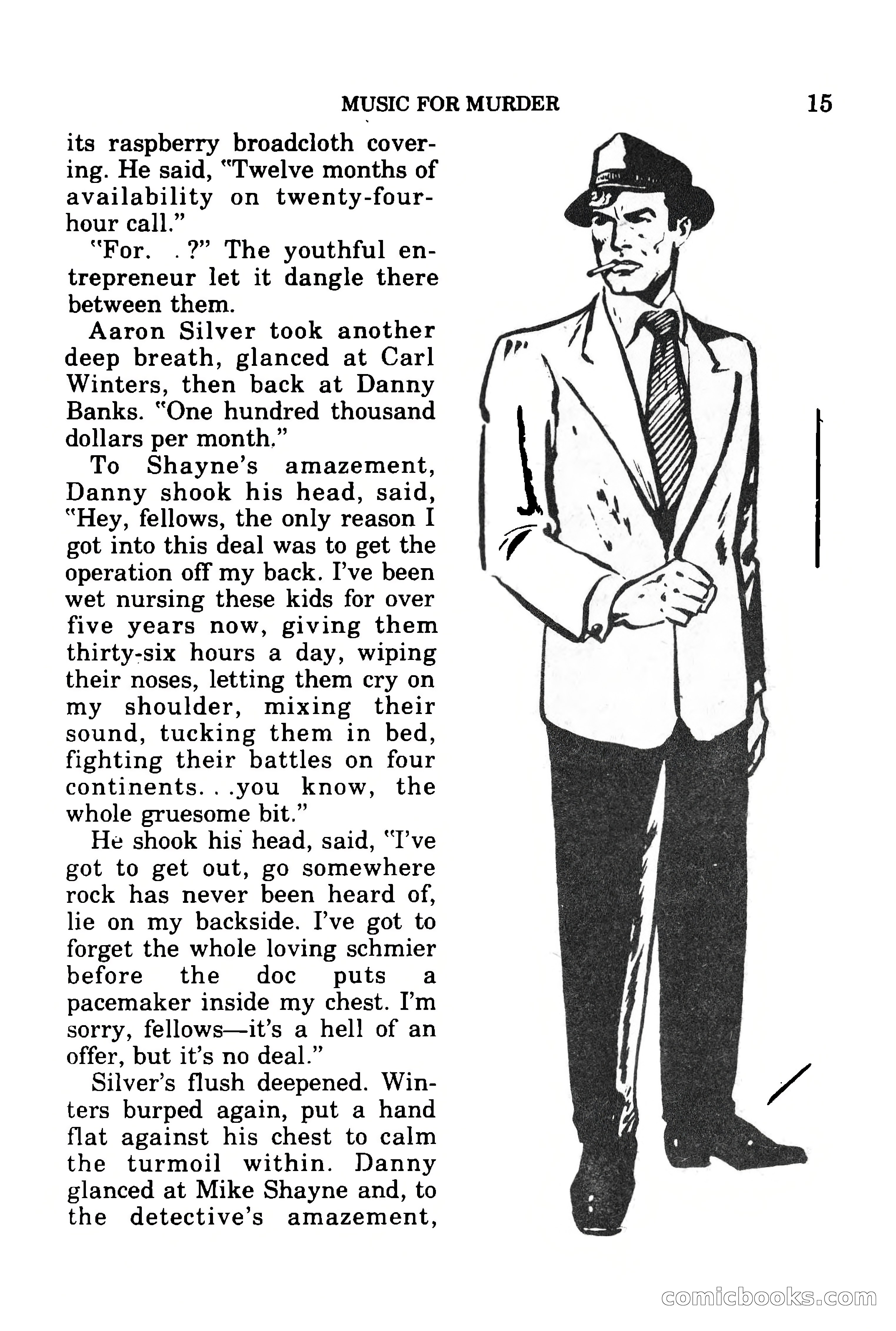 Mike Shayne Mystery Magazine, July 1977 — page 17 of 133