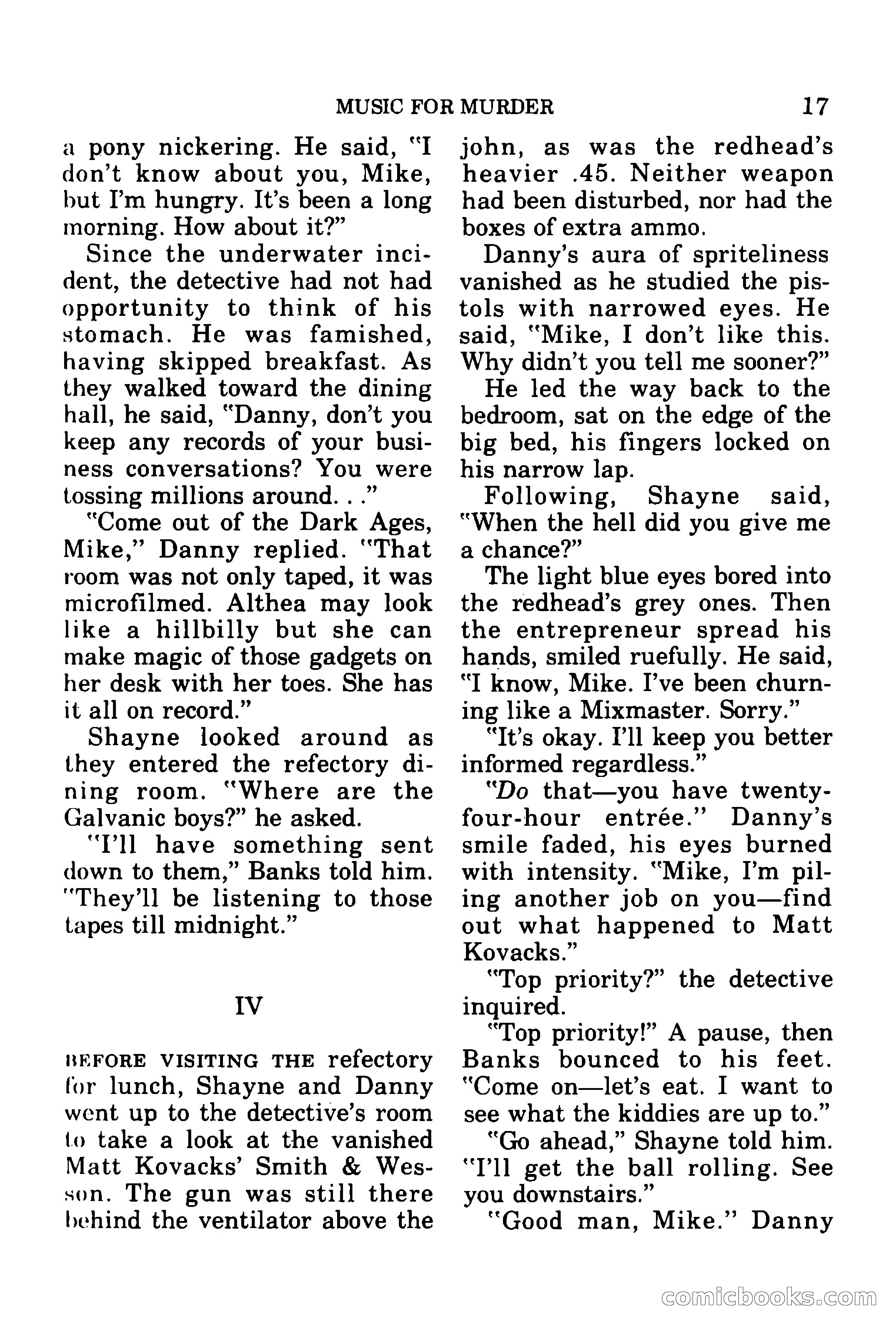 Mike Shayne Mystery Magazine, July 1977 — page 19 of 133