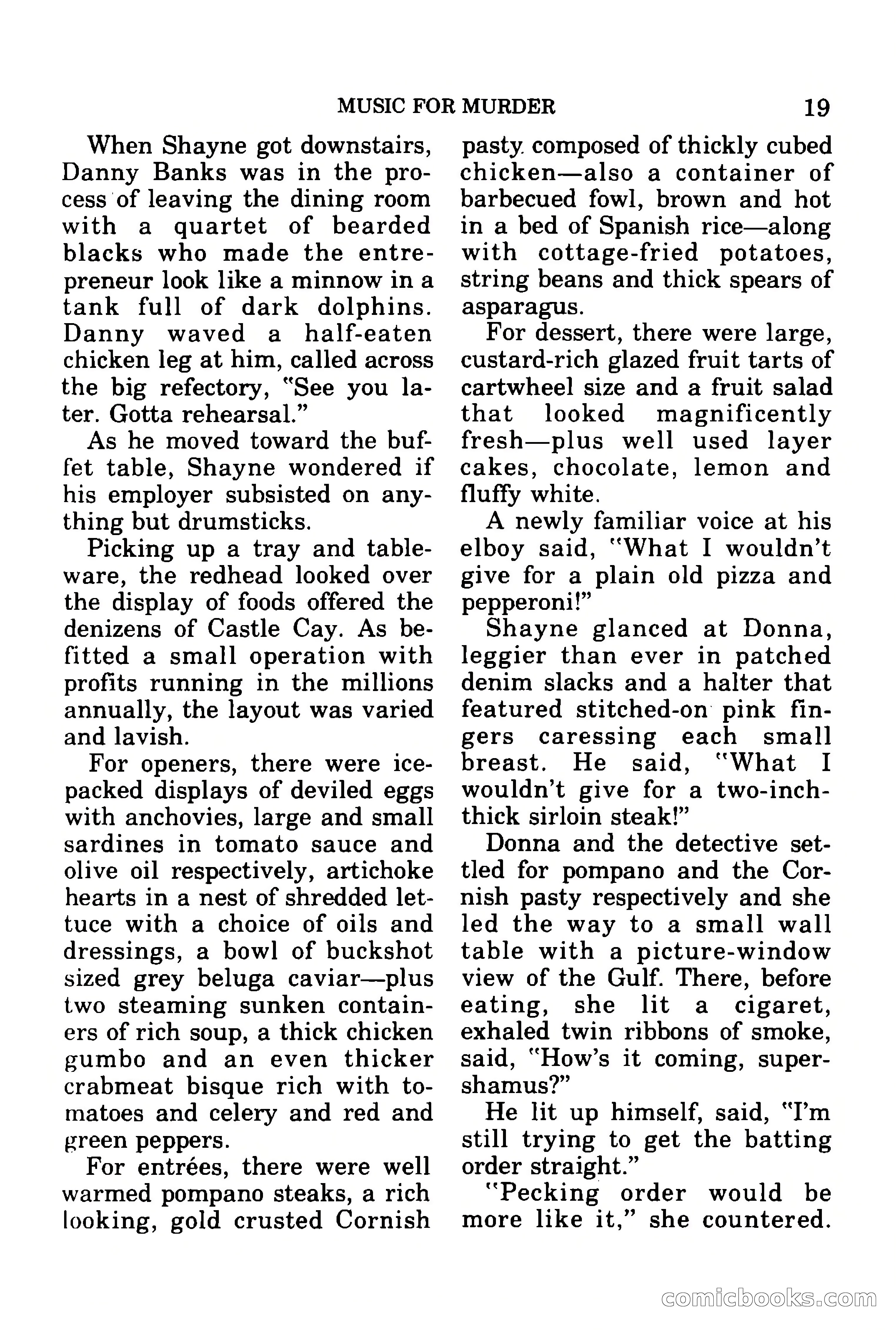 Mike Shayne Mystery Magazine, July 1977 — page 21 of 133
