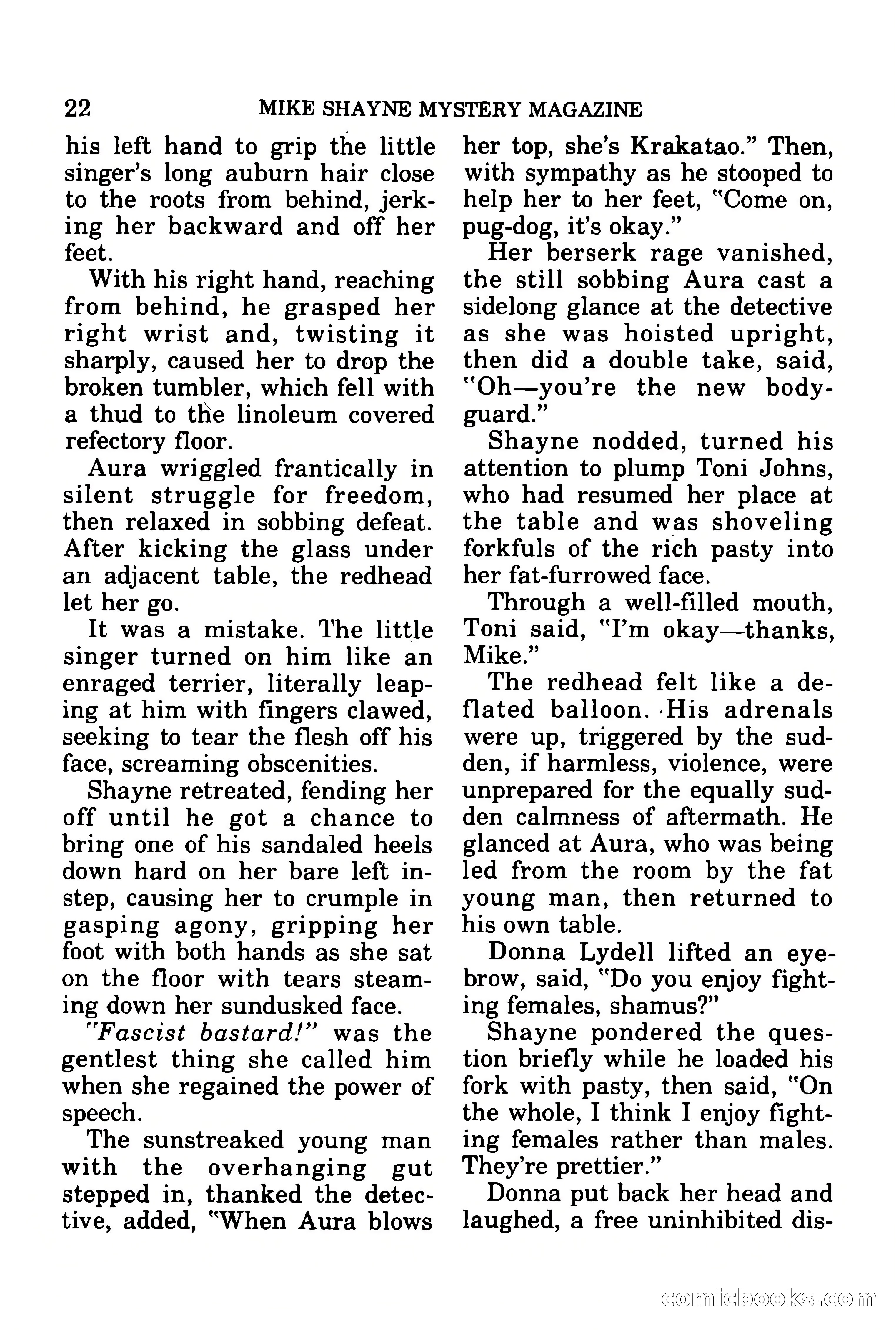Mike Shayne Mystery Magazine, July 1977 — page 24 of 133