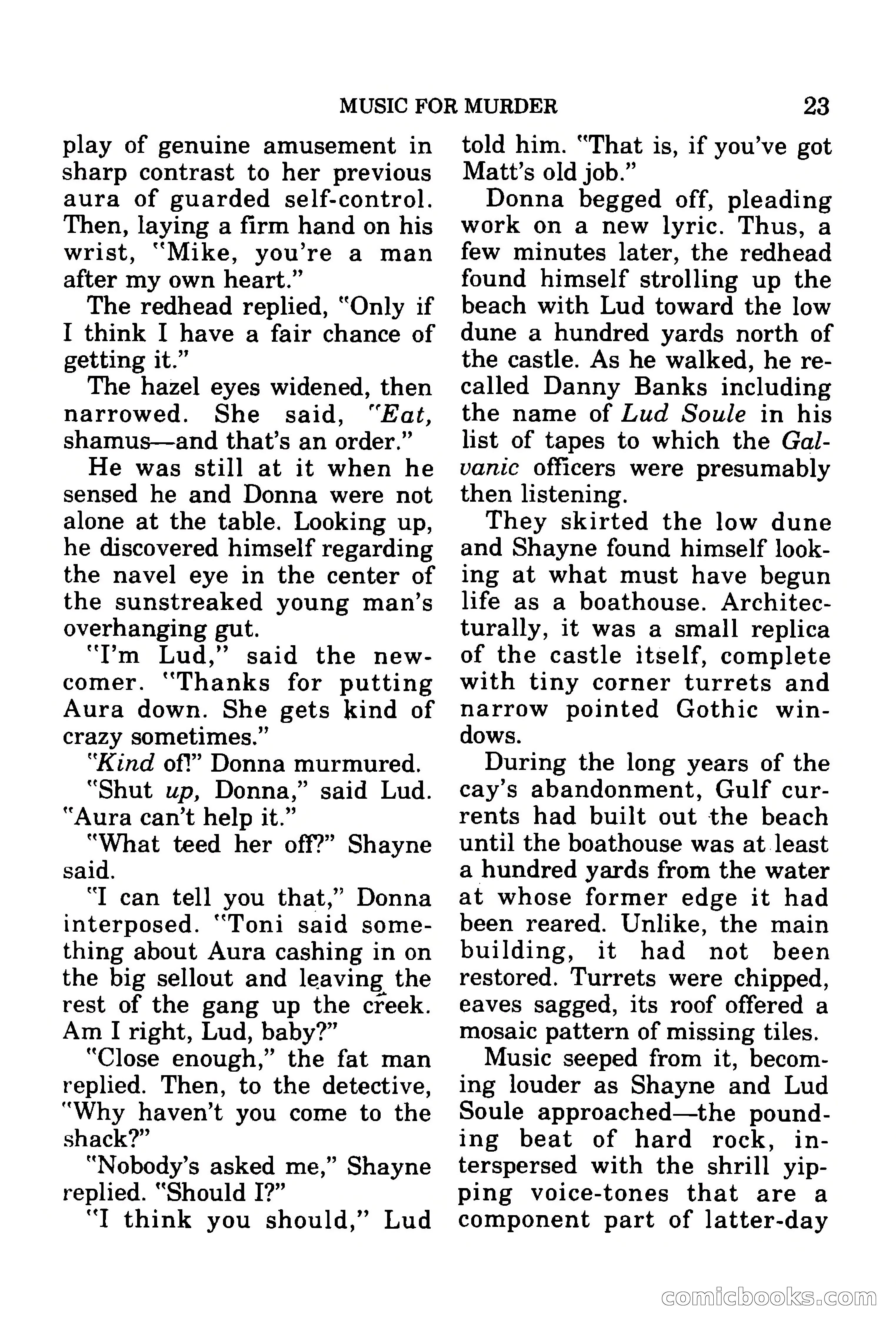 Mike Shayne Mystery Magazine, July 1977 — page 25 of 133