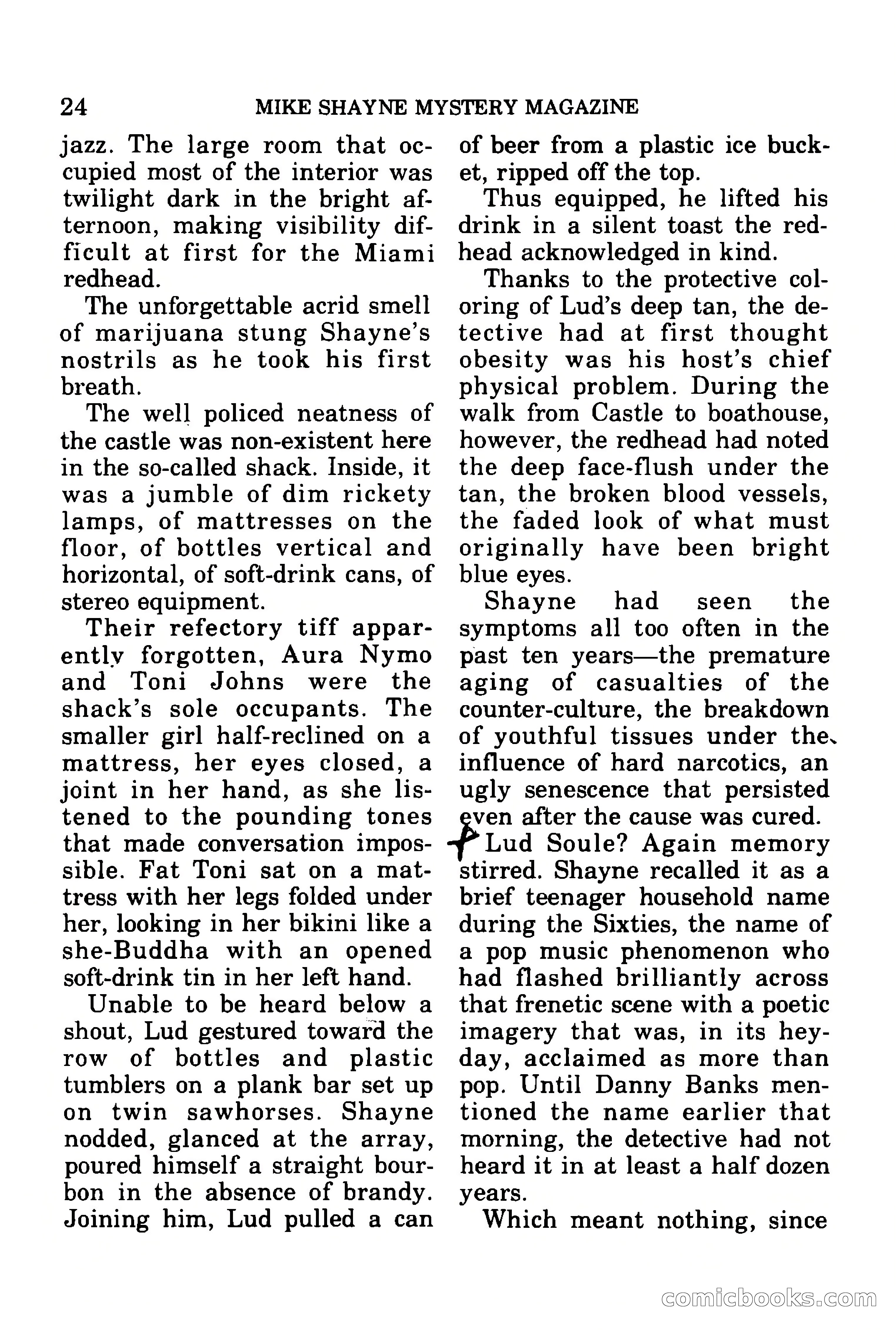 Mike Shayne Mystery Magazine, July 1977 — page 26 of 133