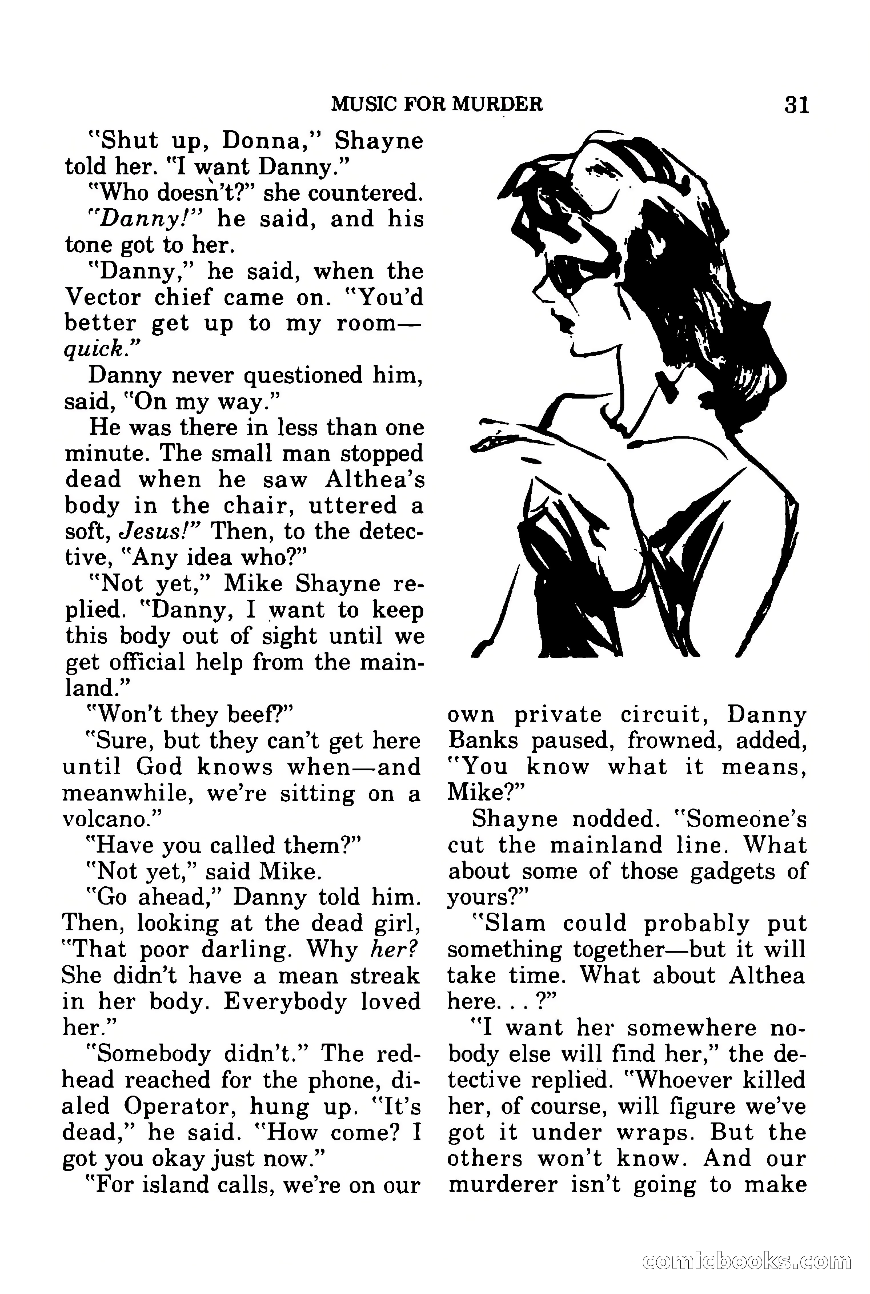 Mike Shayne Mystery Magazine, July 1977 — page 33 of 133