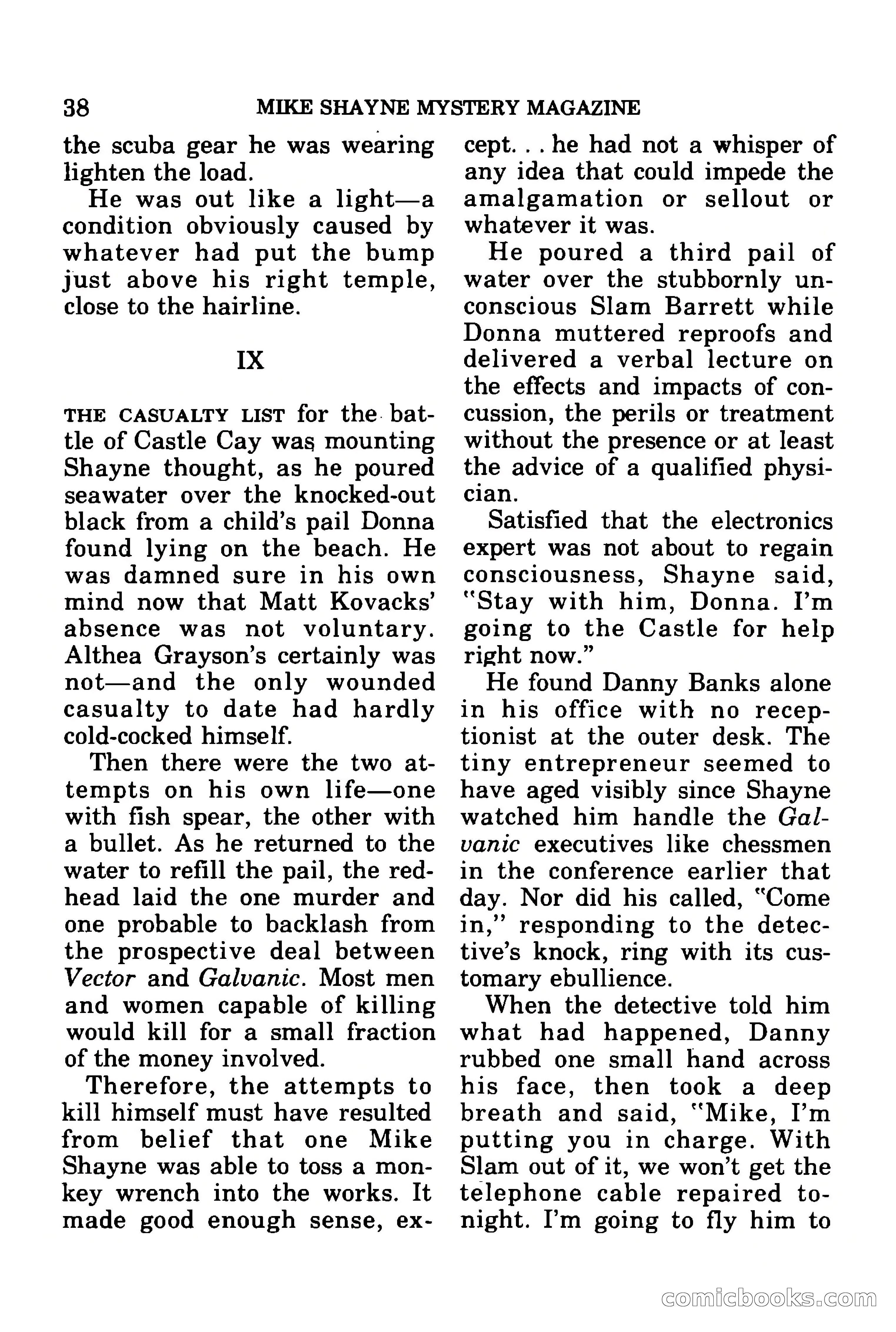 Mike Shayne Mystery Magazine, July 1977 — page 40 of 133