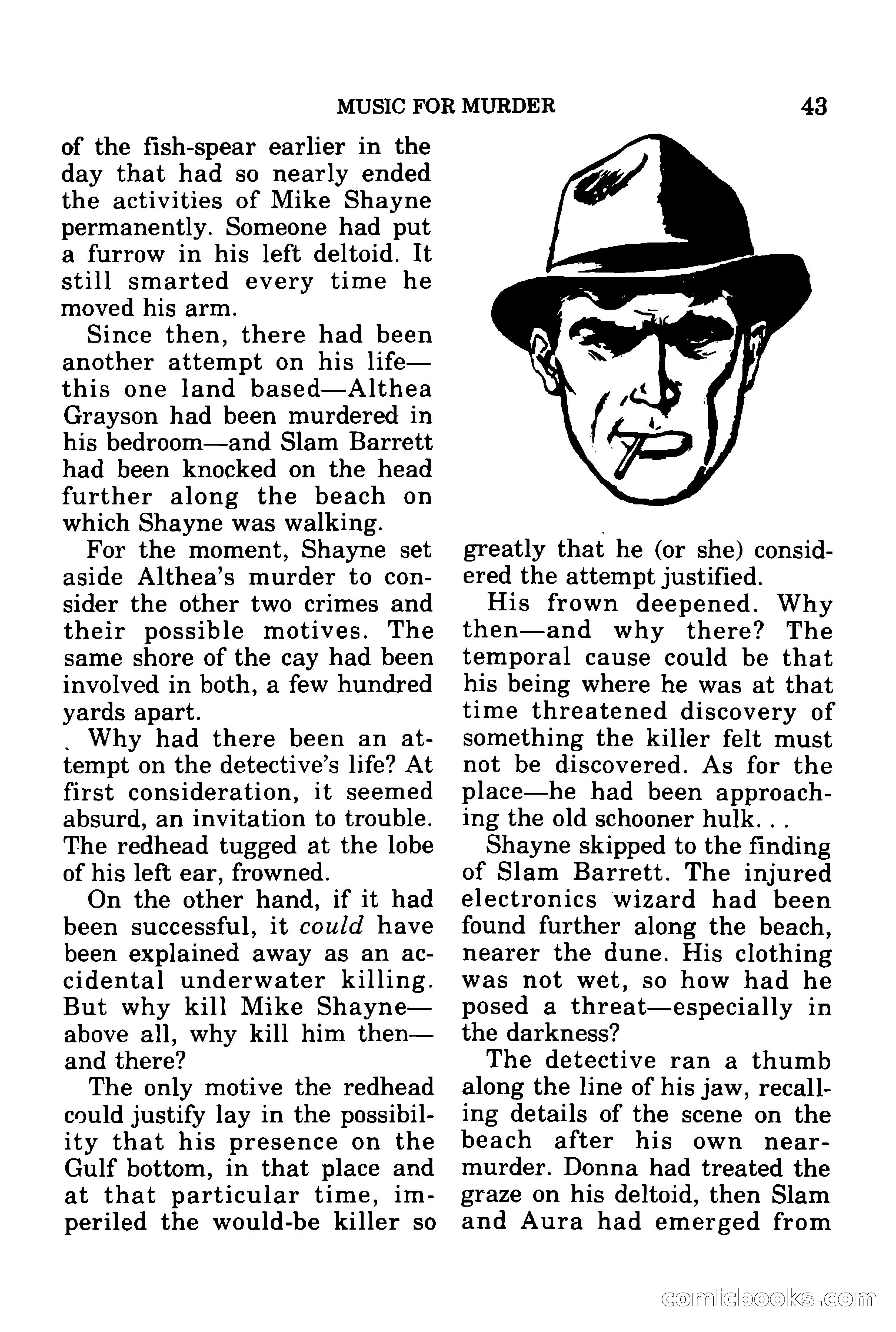 Mike Shayne Mystery Magazine, July 1977 — page 45 of 133