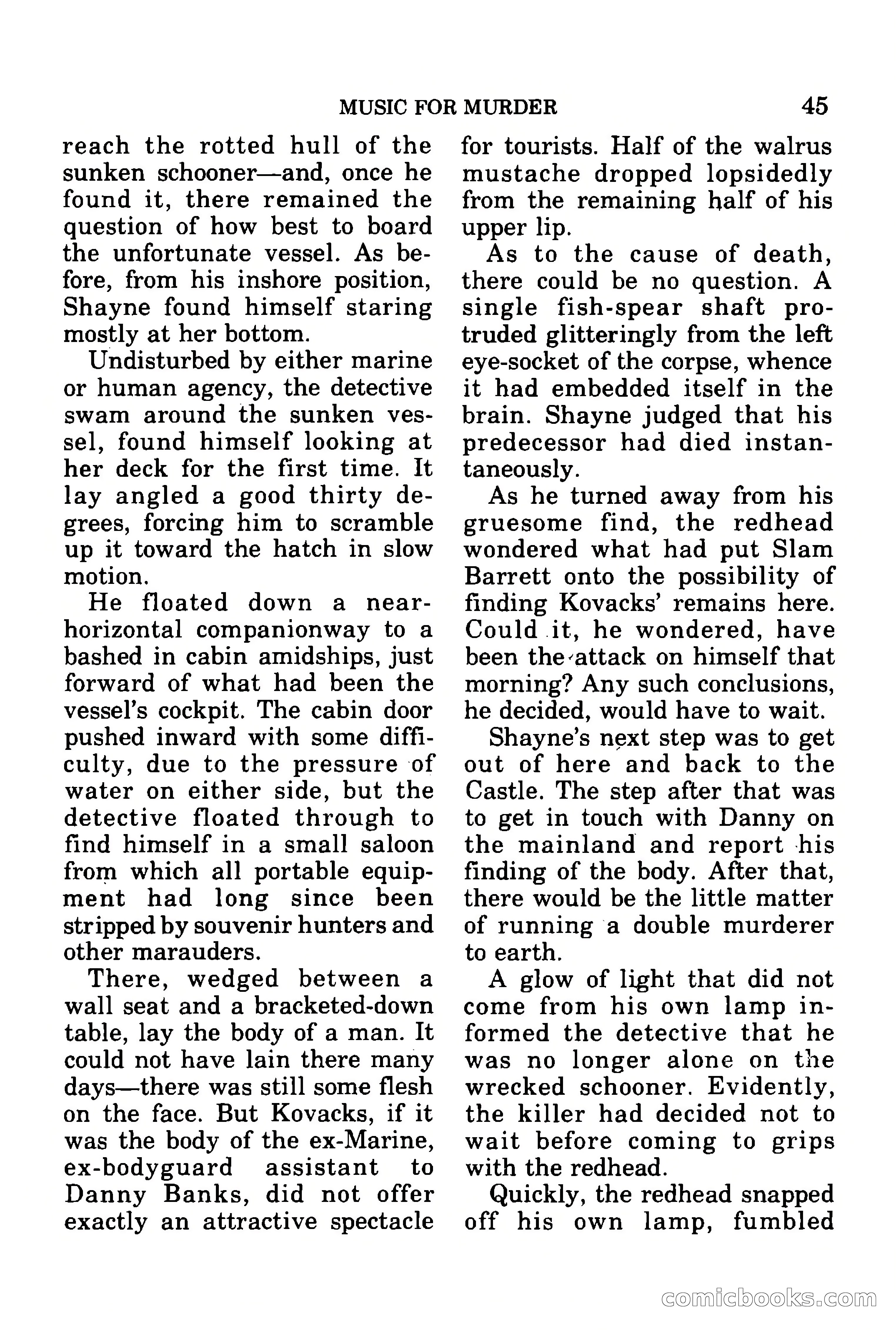 Mike Shayne Mystery Magazine, July 1977 — page 47 of 133