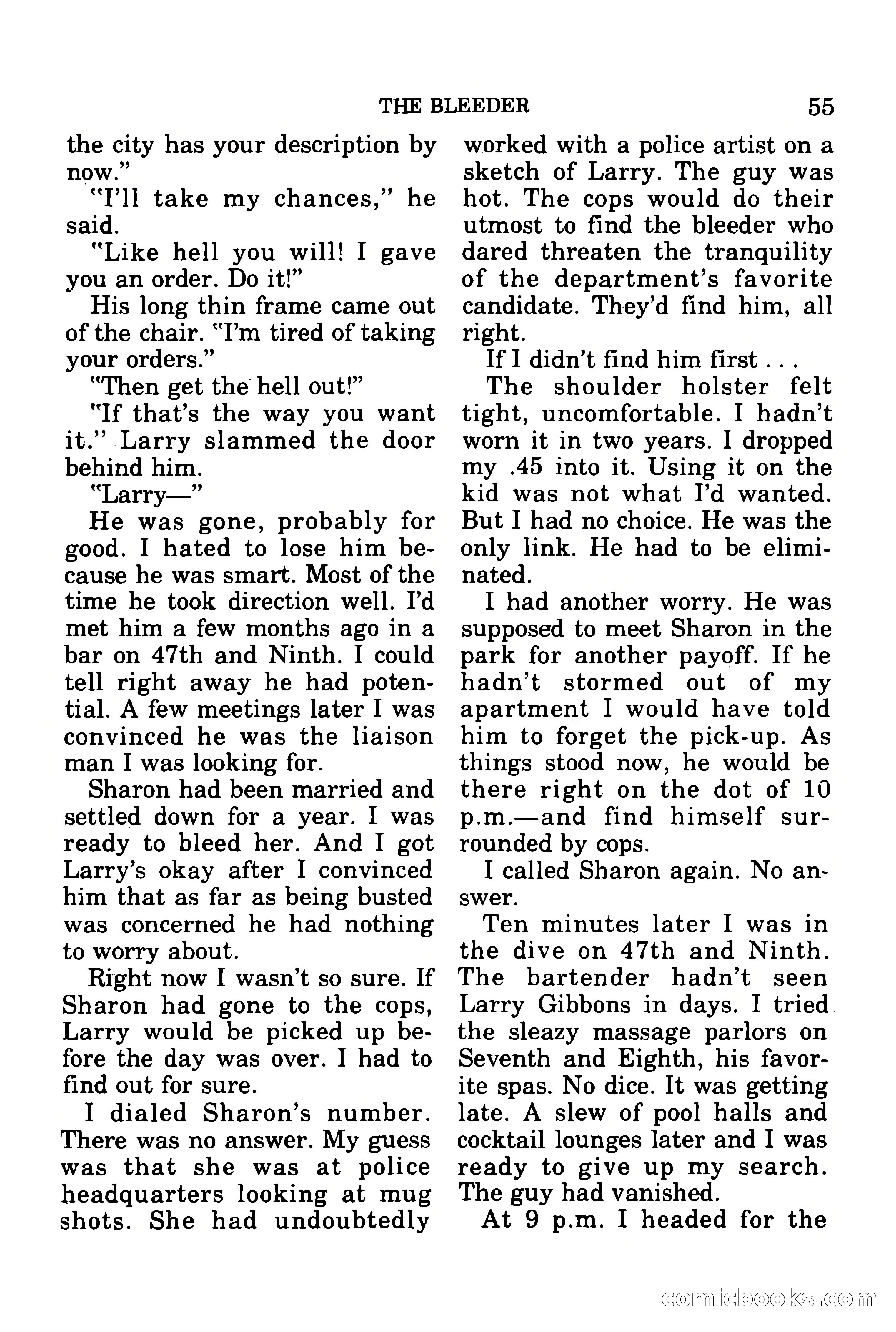 Mike Shayne Mystery Magazine, July 1977 — page 57 of 133