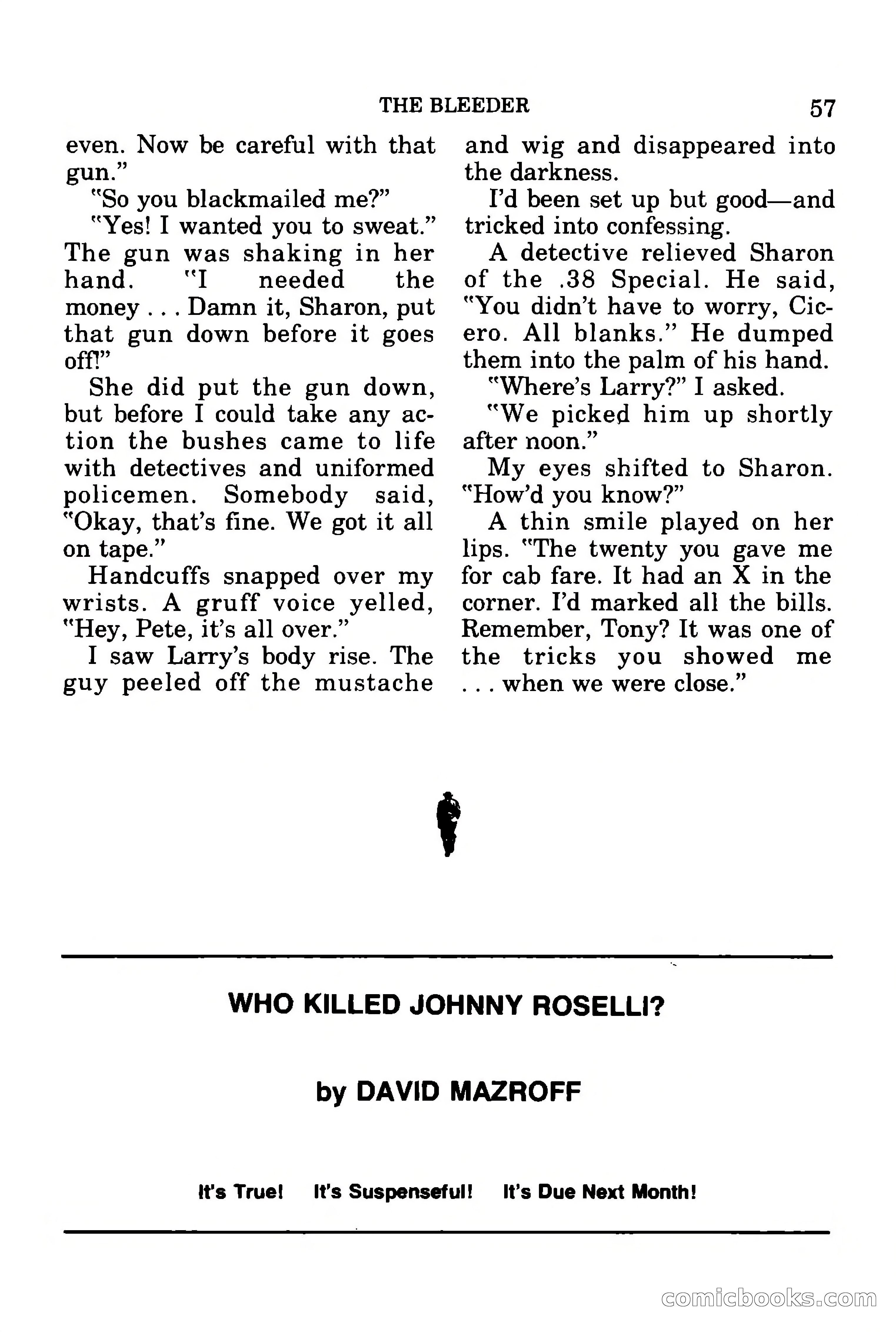 Mike Shayne Mystery Magazine, July 1977 — page 59 of 133