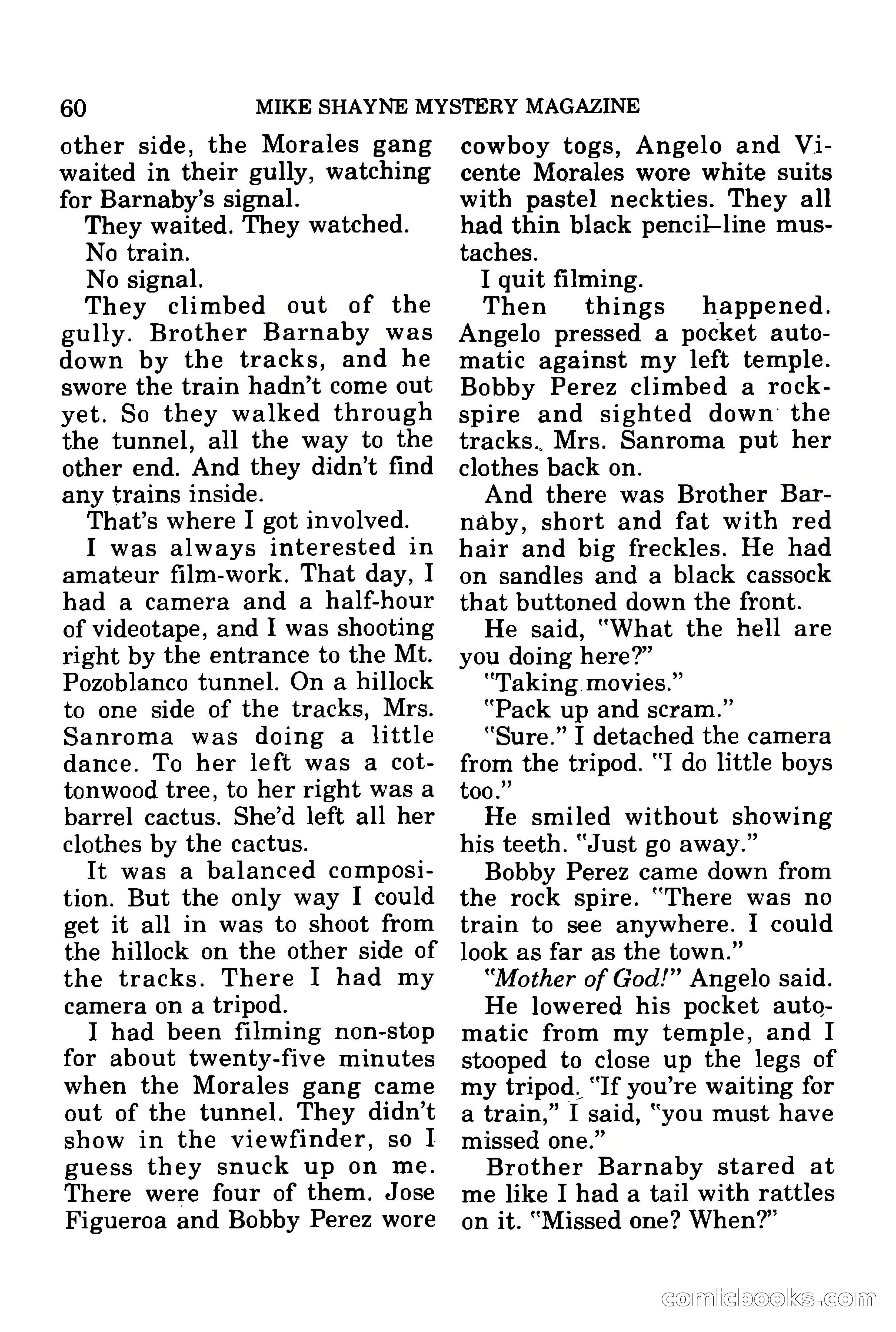 Mike Shayne Mystery Magazine, July 1977 — page 62 of 133