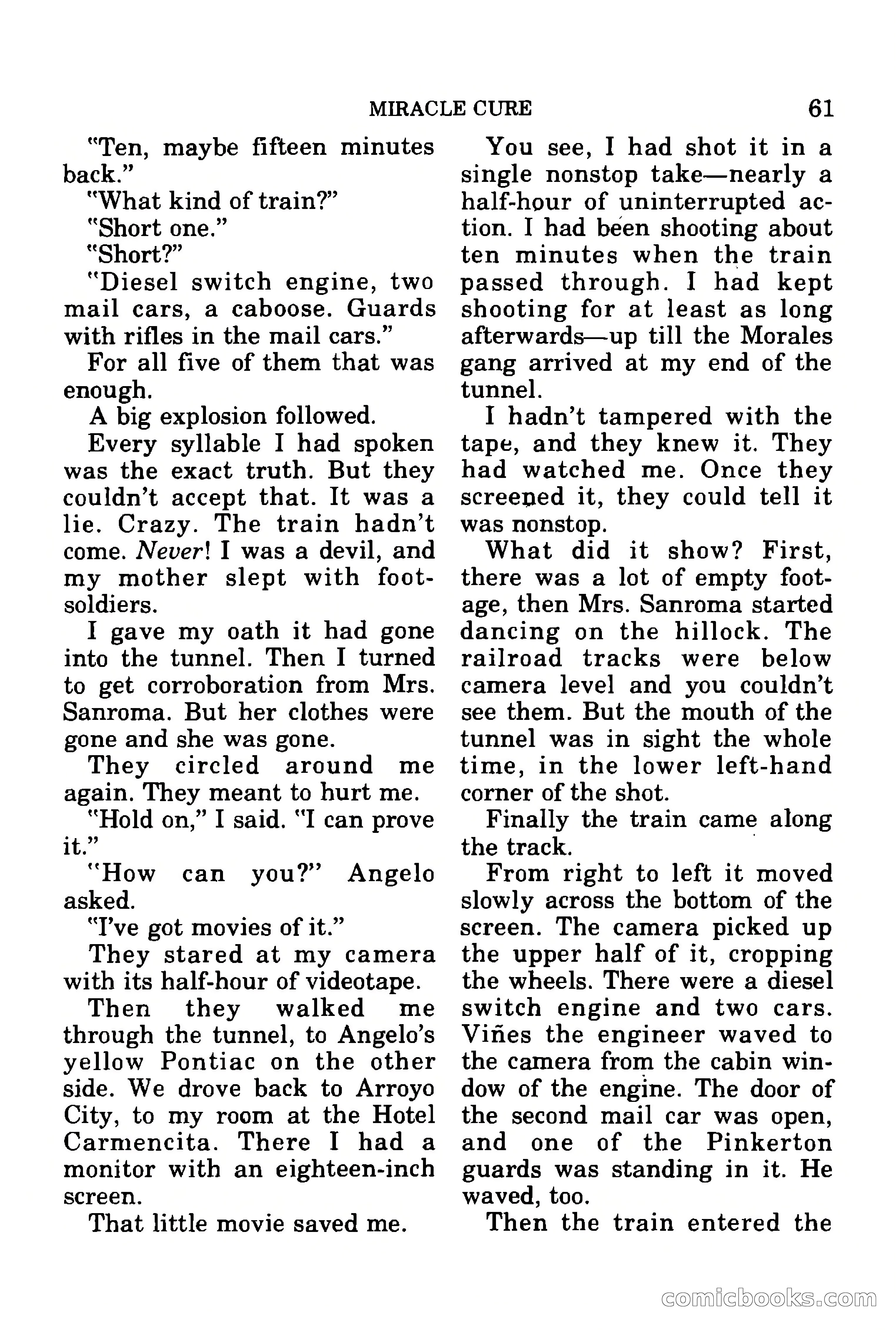 Mike Shayne Mystery Magazine, July 1977 — page 63 of 133