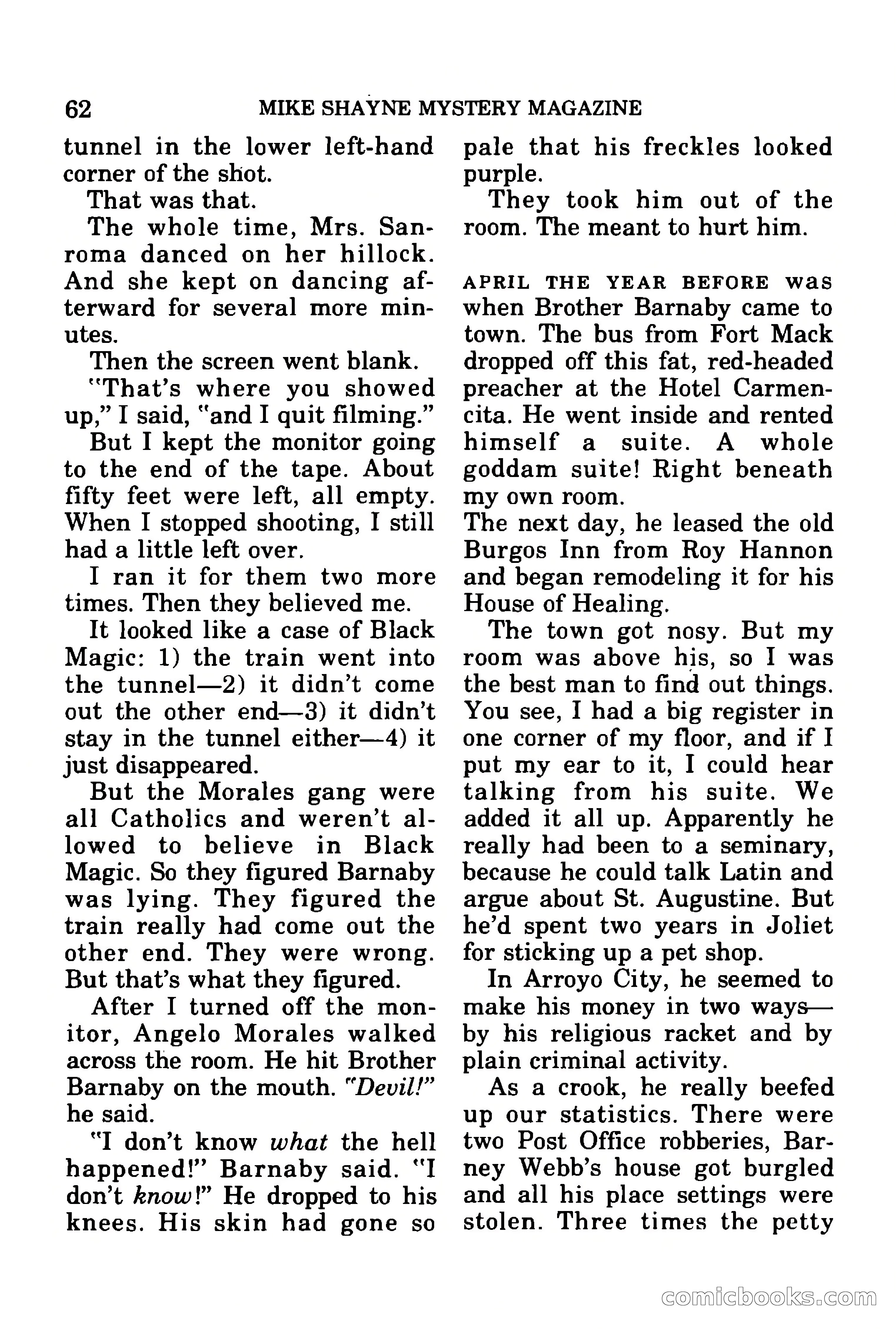 Mike Shayne Mystery Magazine, July 1977 — page 64 of 133