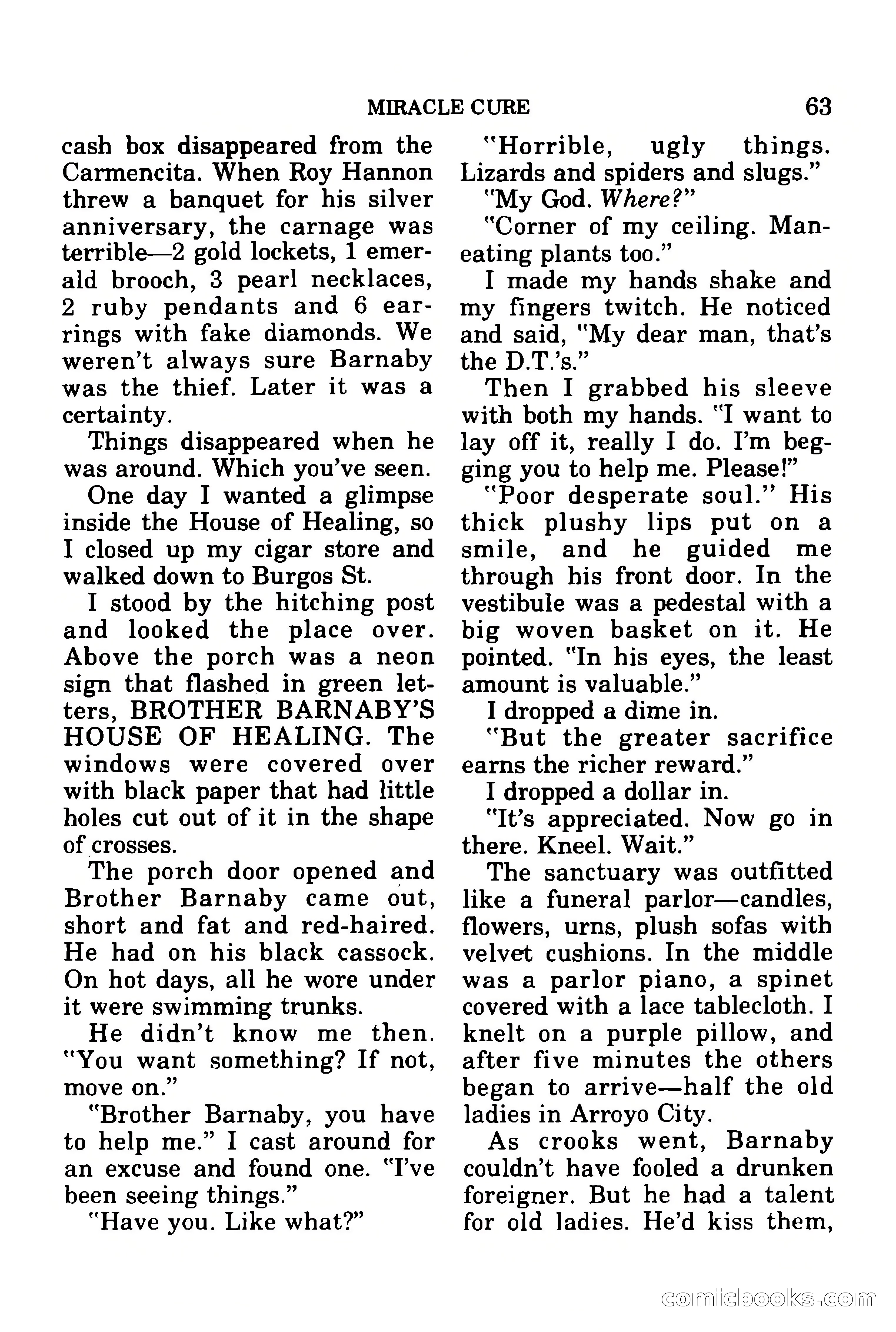 Mike Shayne Mystery Magazine, July 1977 — page 65 of 133