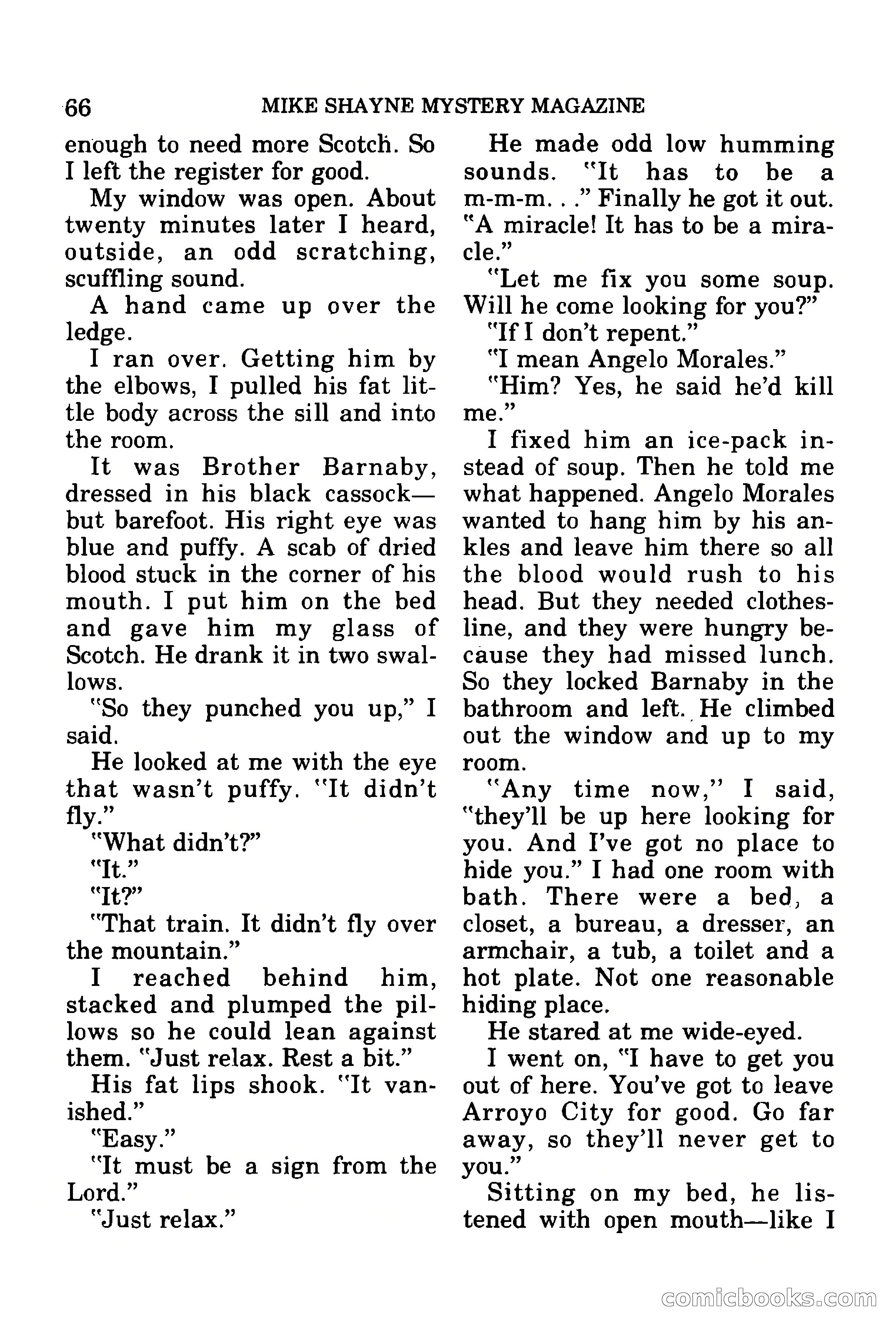 Mike Shayne Mystery Magazine, July 1977 — page 68 of 133