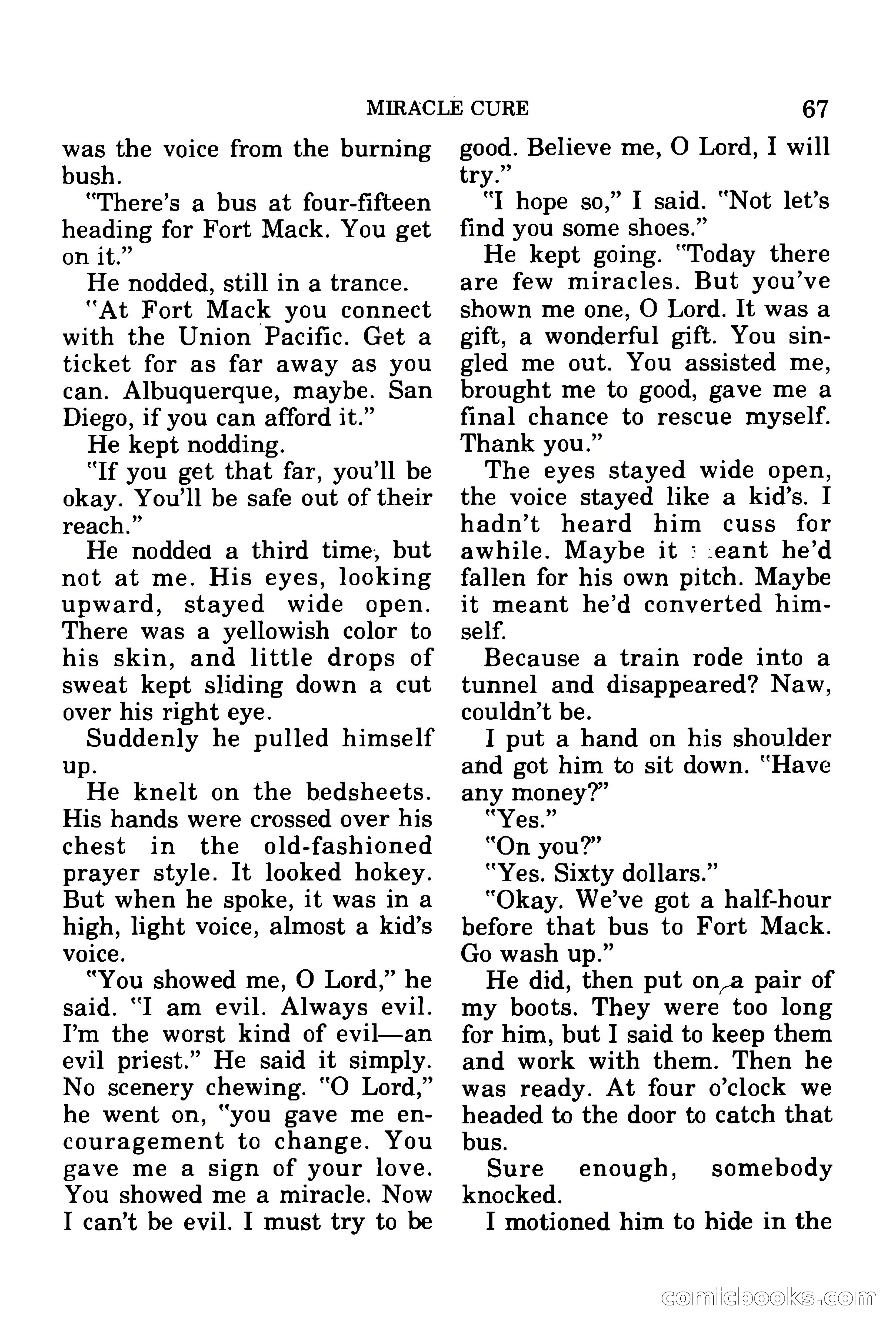 Mike Shayne Mystery Magazine, July 1977 — page 69 of 133