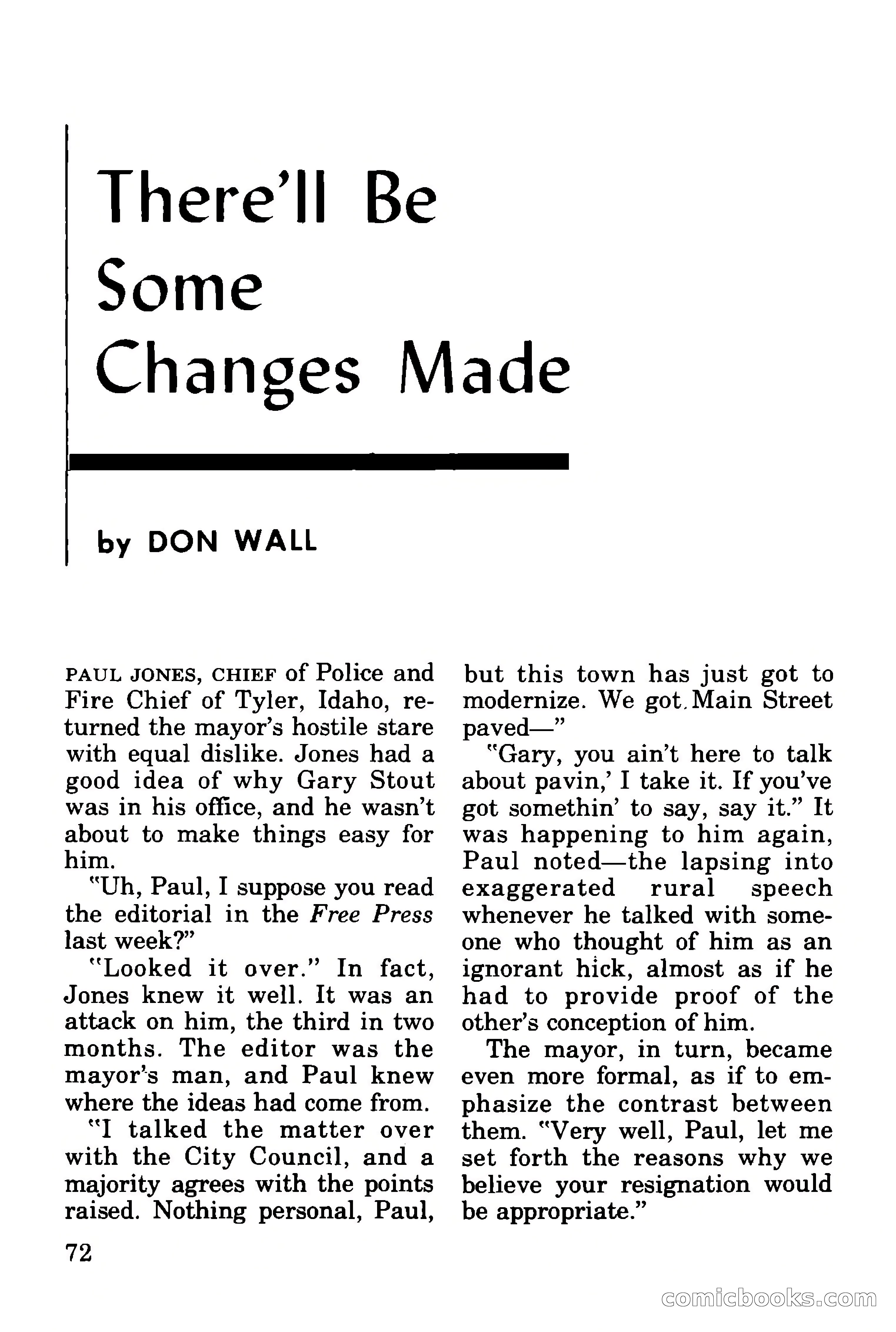 Mike Shayne Mystery Magazine, July 1977 — page 74 of 133