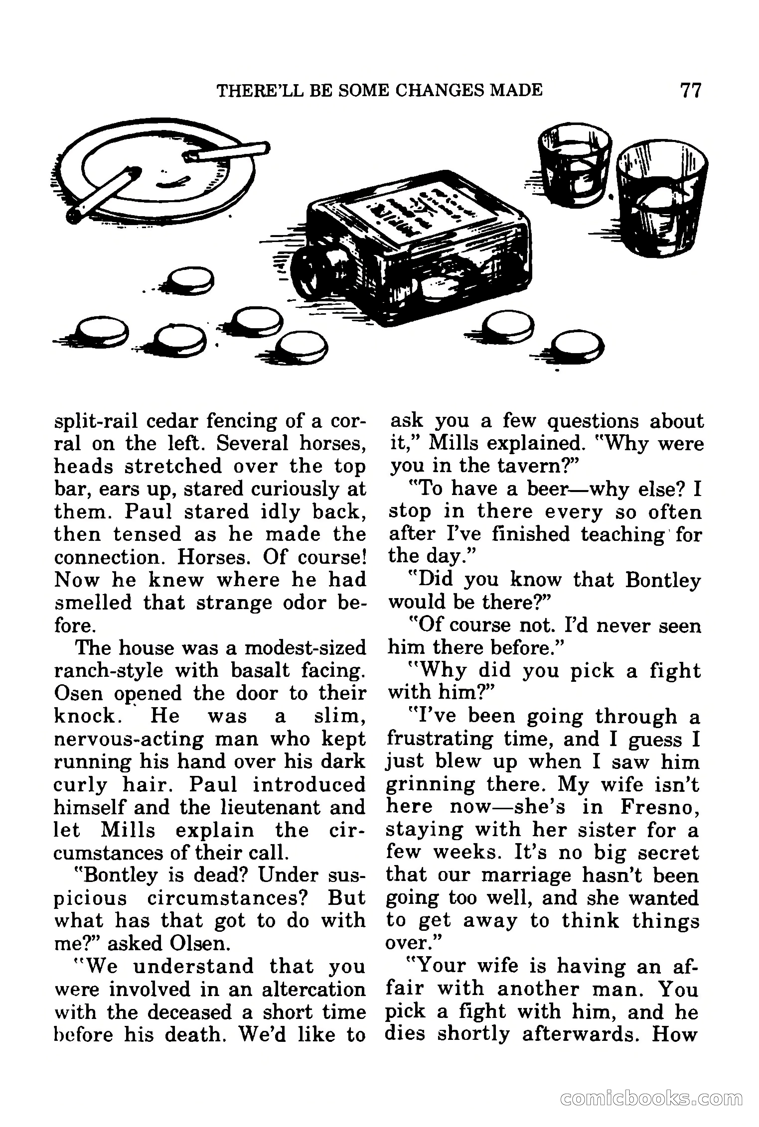 Mike Shayne Mystery Magazine, July 1977 — page 79 of 133