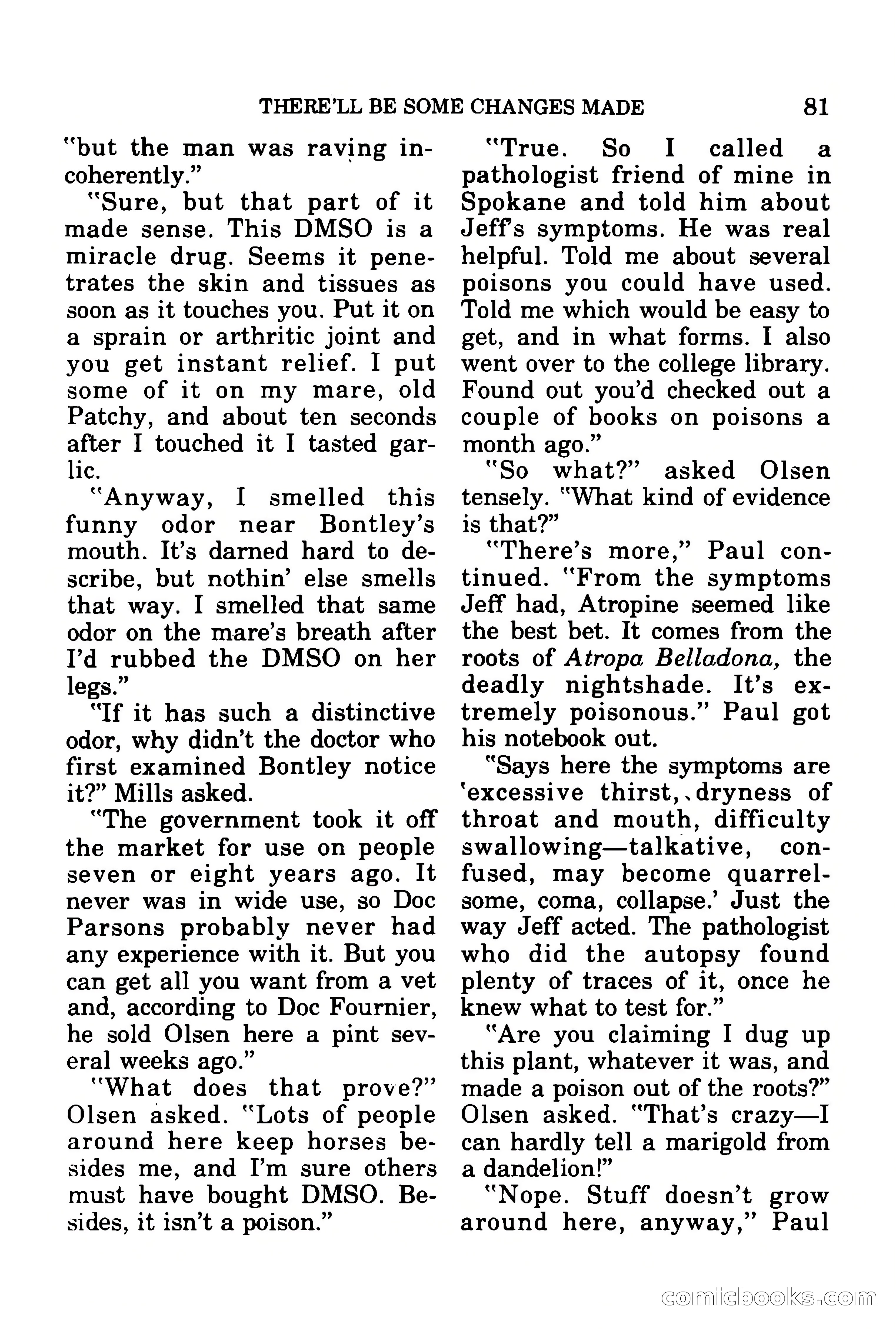 Mike Shayne Mystery Magazine, July 1977 — page 83 of 133