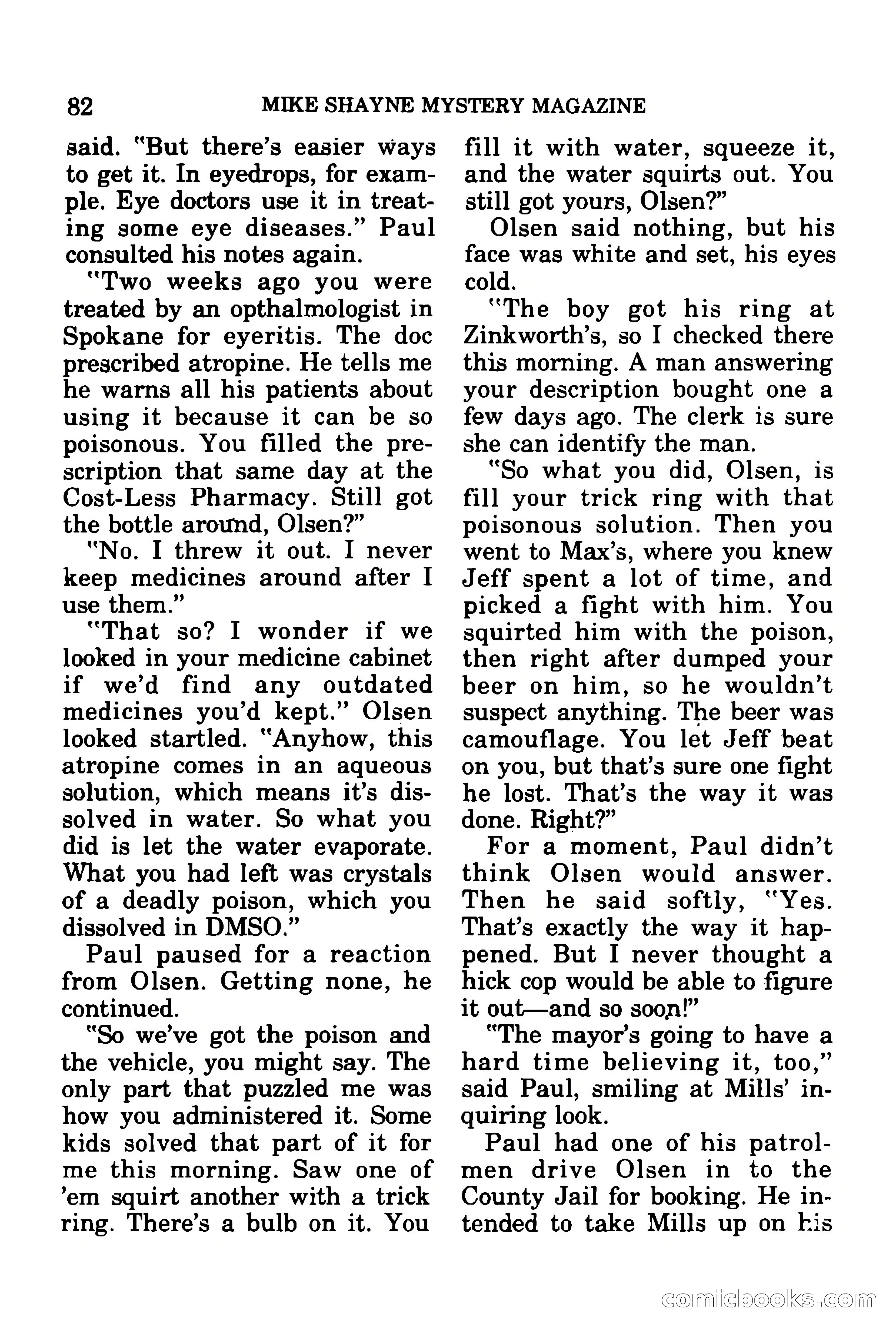 Mike Shayne Mystery Magazine, July 1977 — page 84 of 133