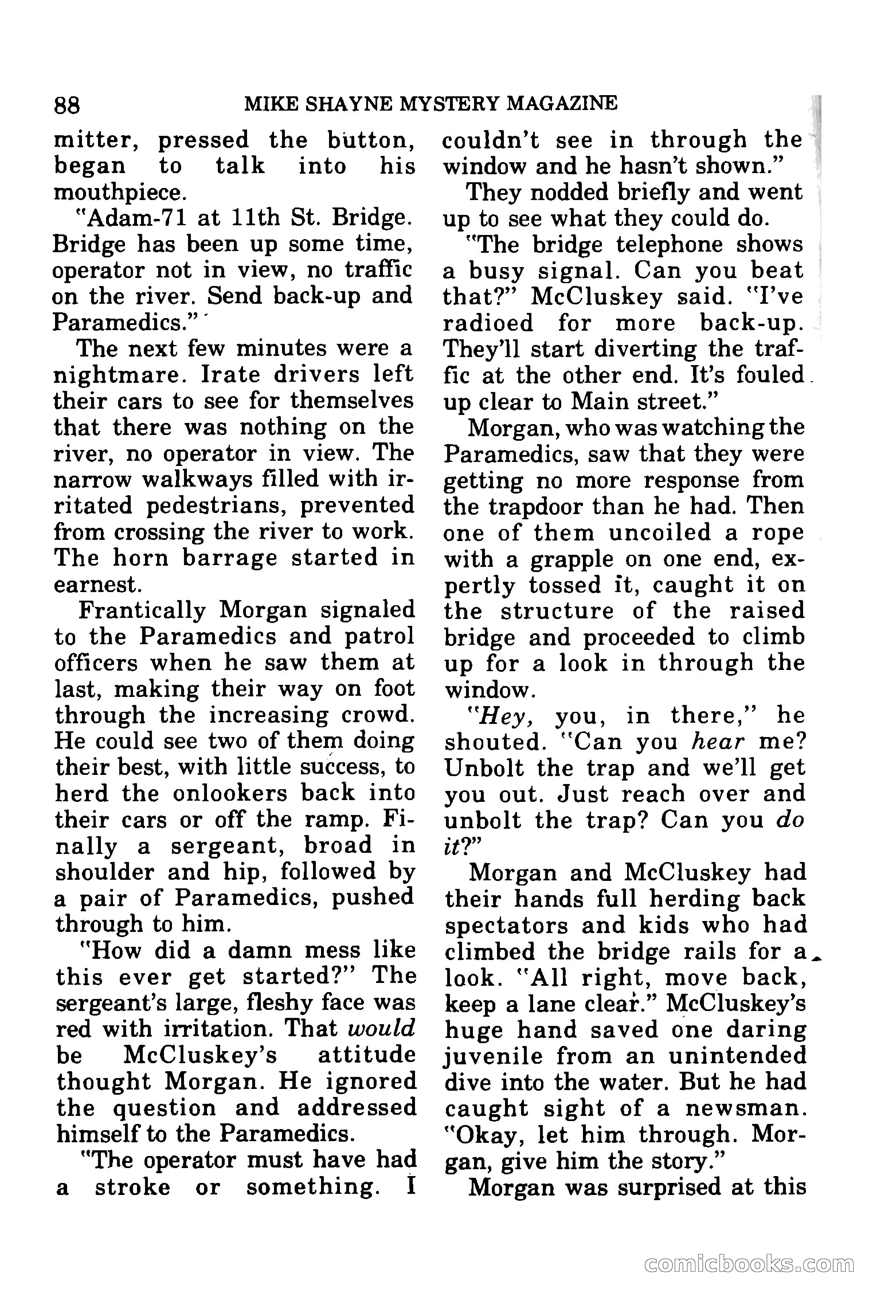 Mike Shayne Mystery Magazine, July 1977 — page 90 of 133