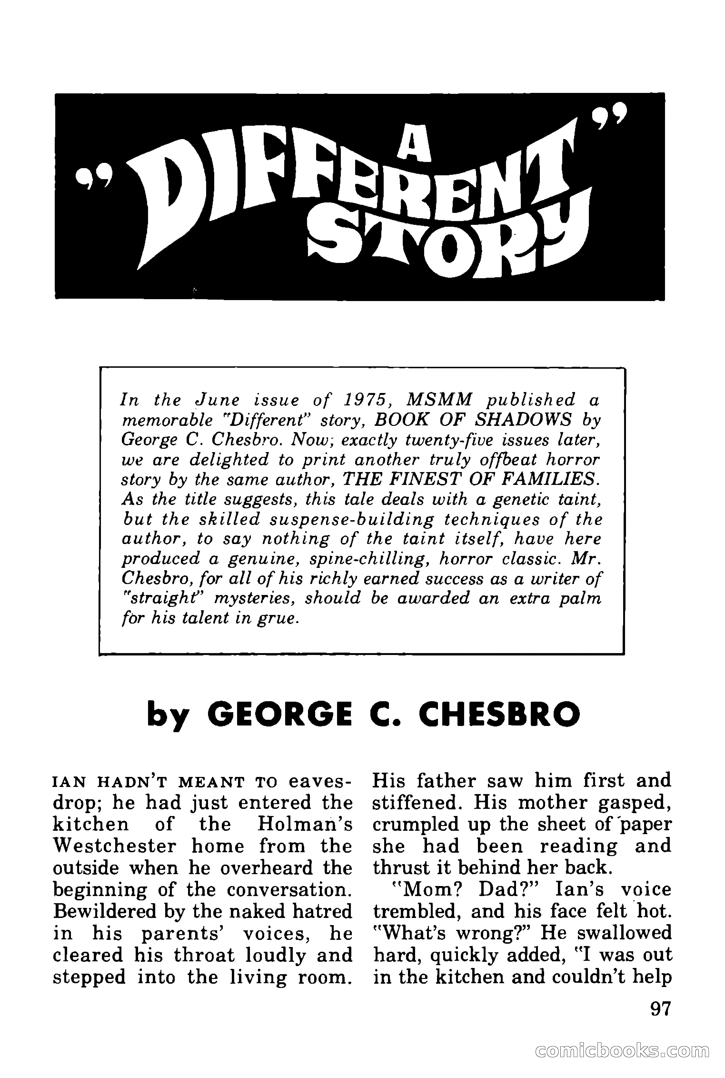 Mike Shayne Mystery Magazine, July 1977 — page 99 of 133