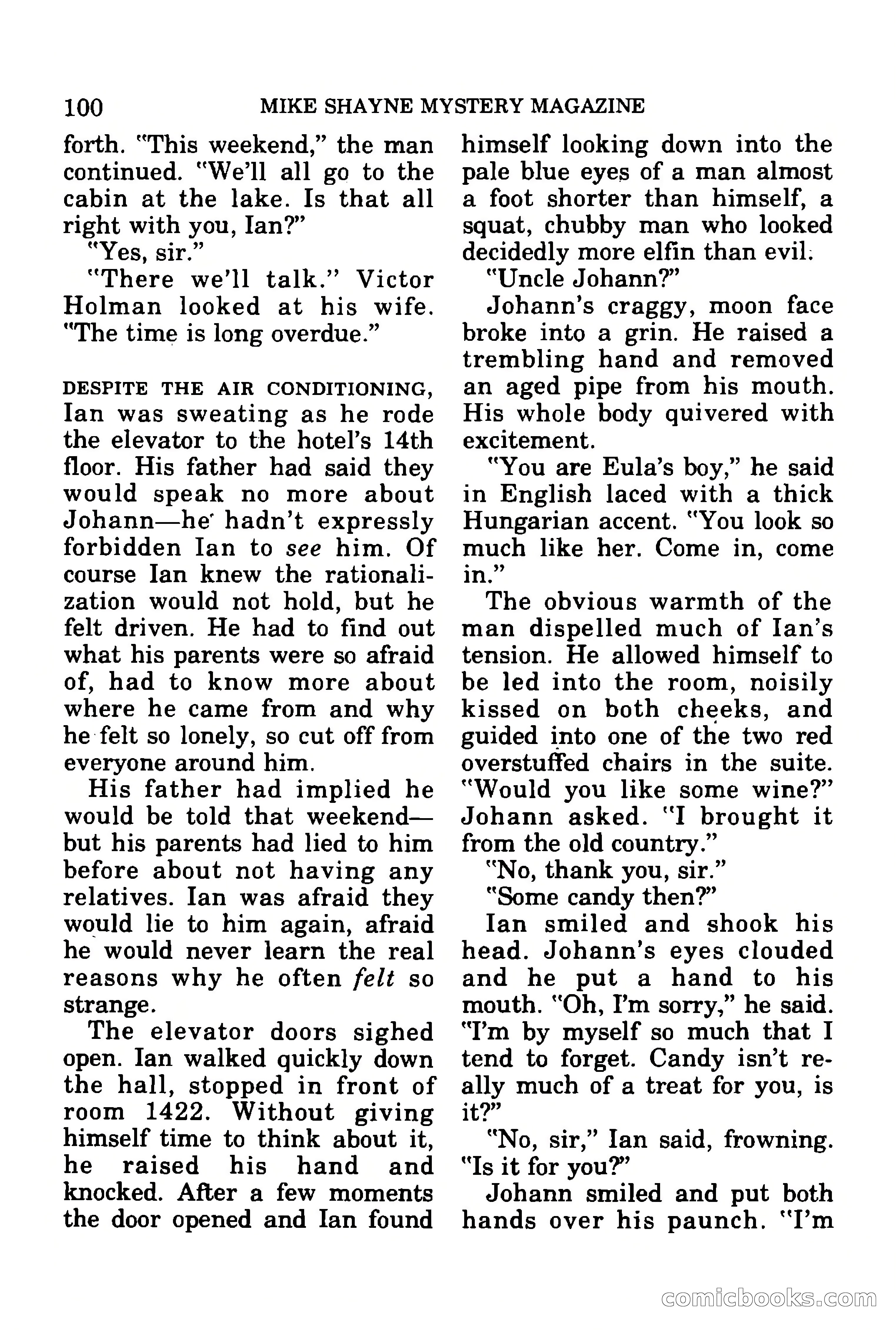 Mike Shayne Mystery Magazine, July 1977 — page 102 of 133