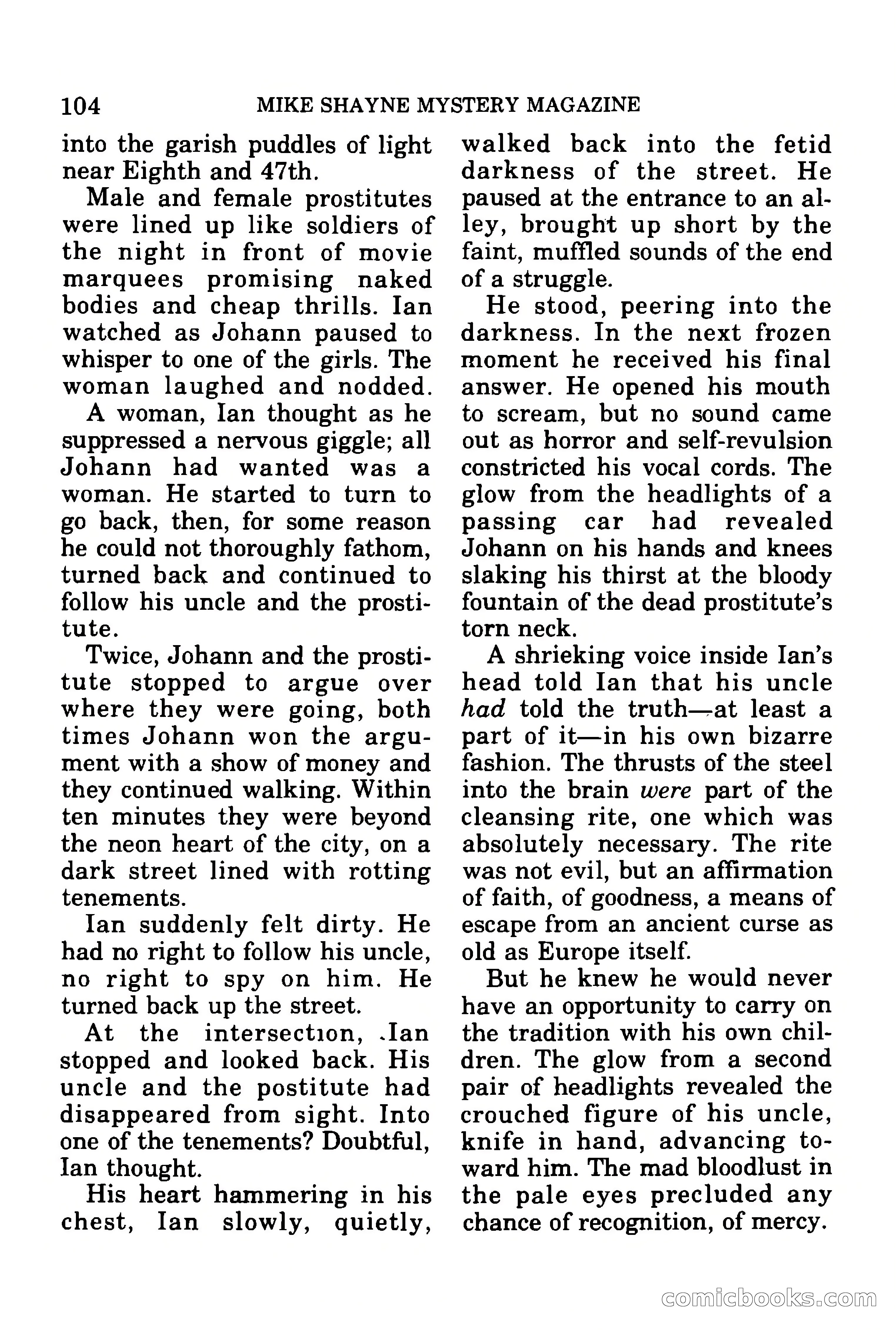Mike Shayne Mystery Magazine, July 1977 — page 106 of 133