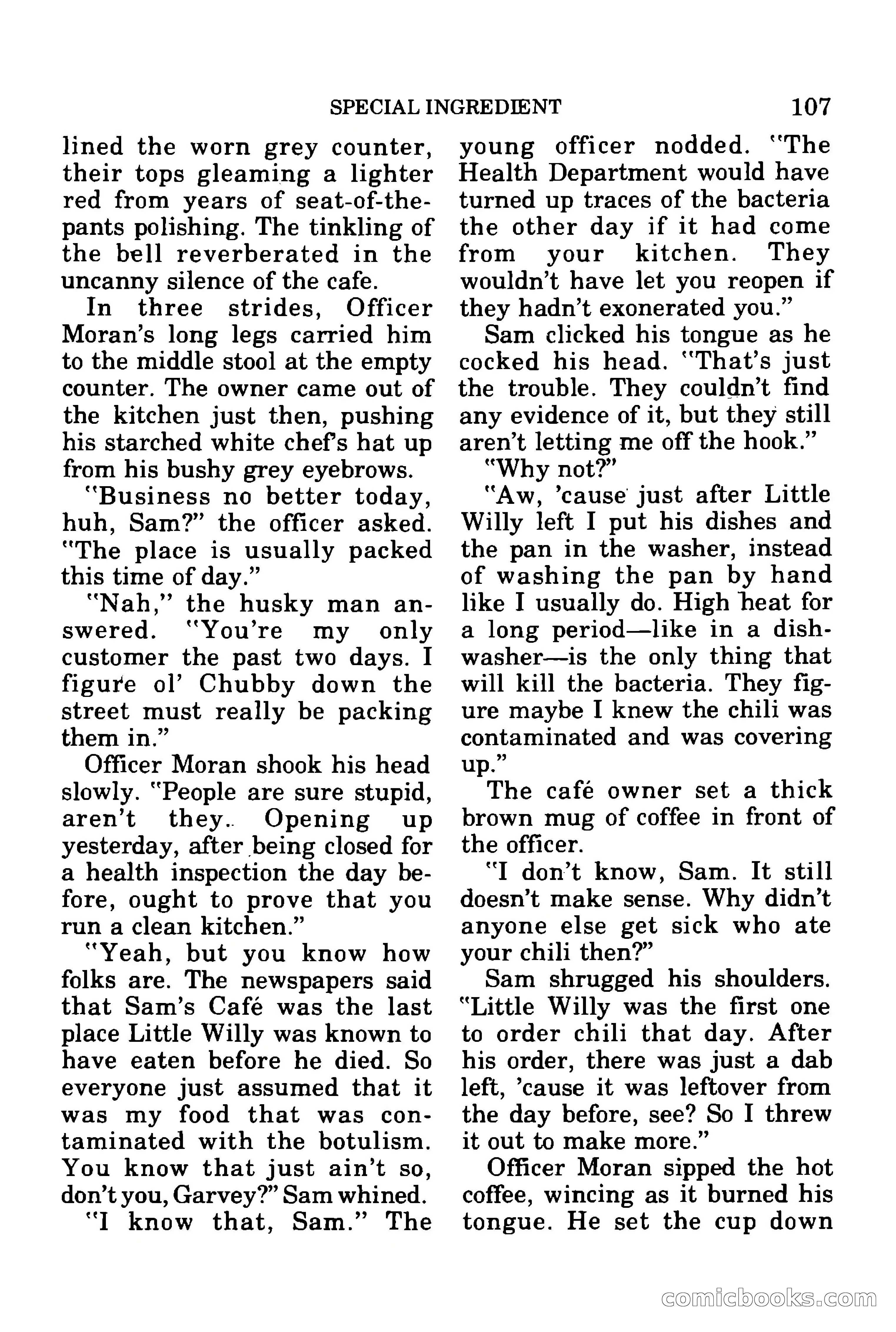 Mike Shayne Mystery Magazine, July 1977 — page 109 of 133