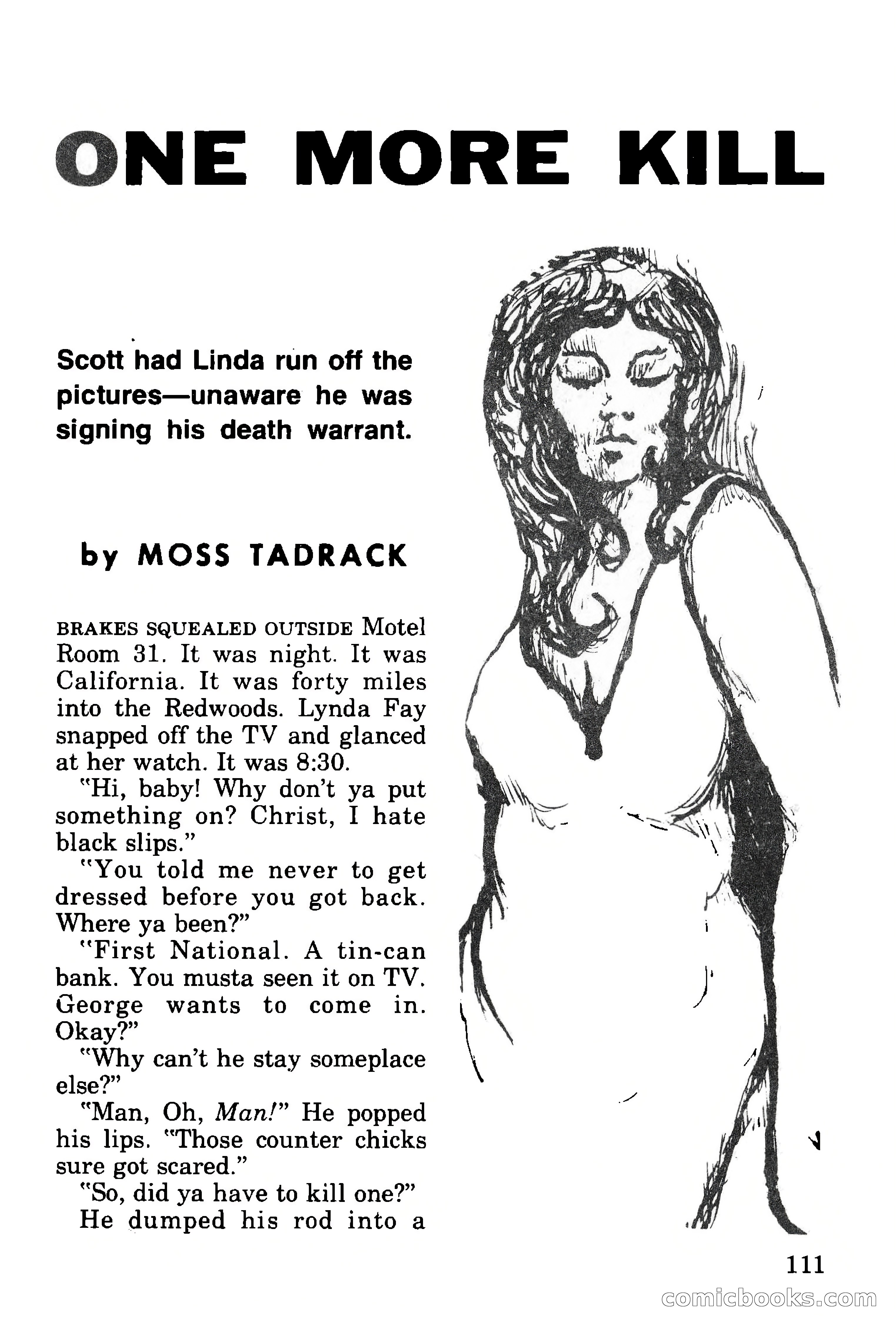 Mike Shayne Mystery Magazine, July 1977 — page 113 of 133