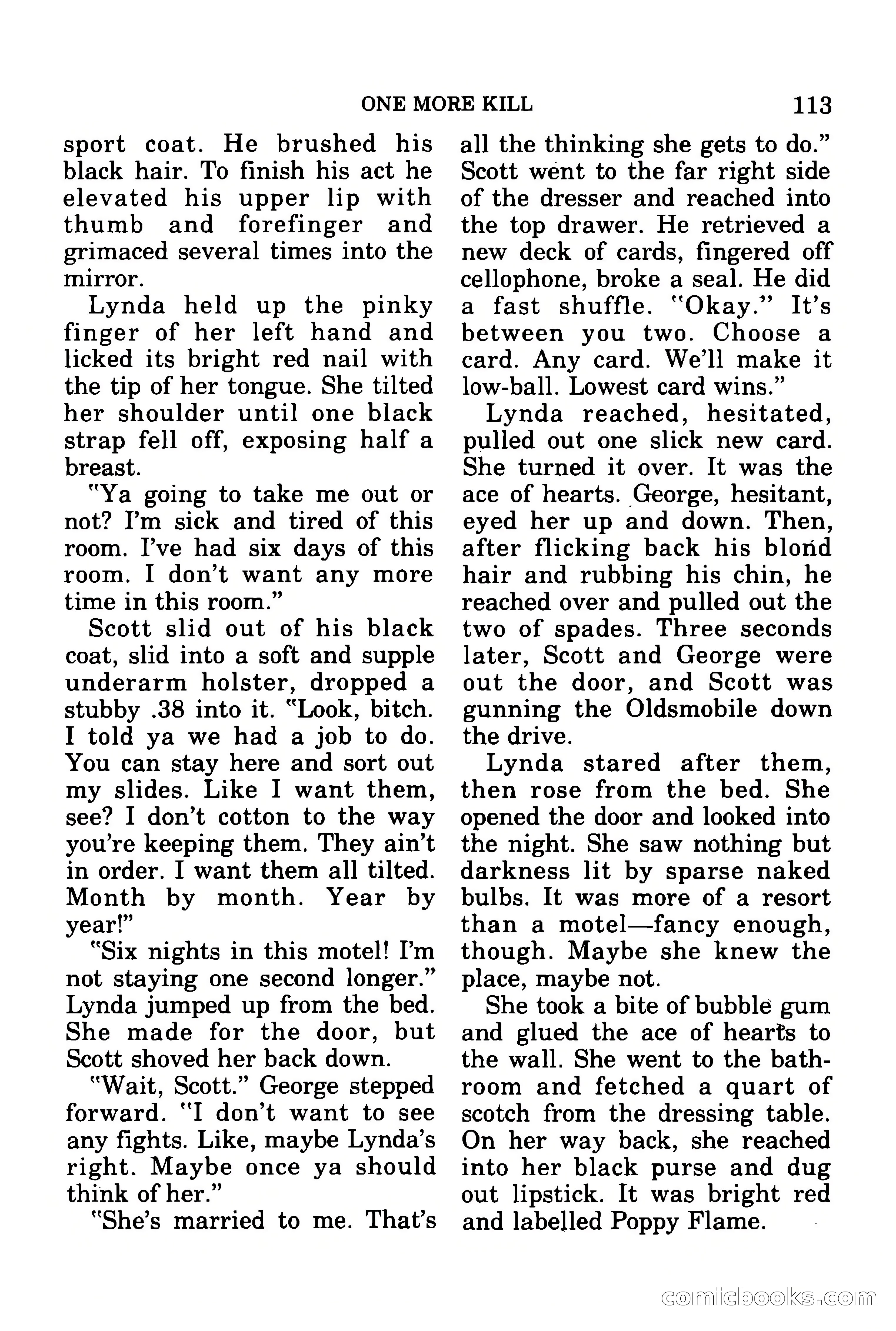 Mike Shayne Mystery Magazine, July 1977 — page 115 of 133
