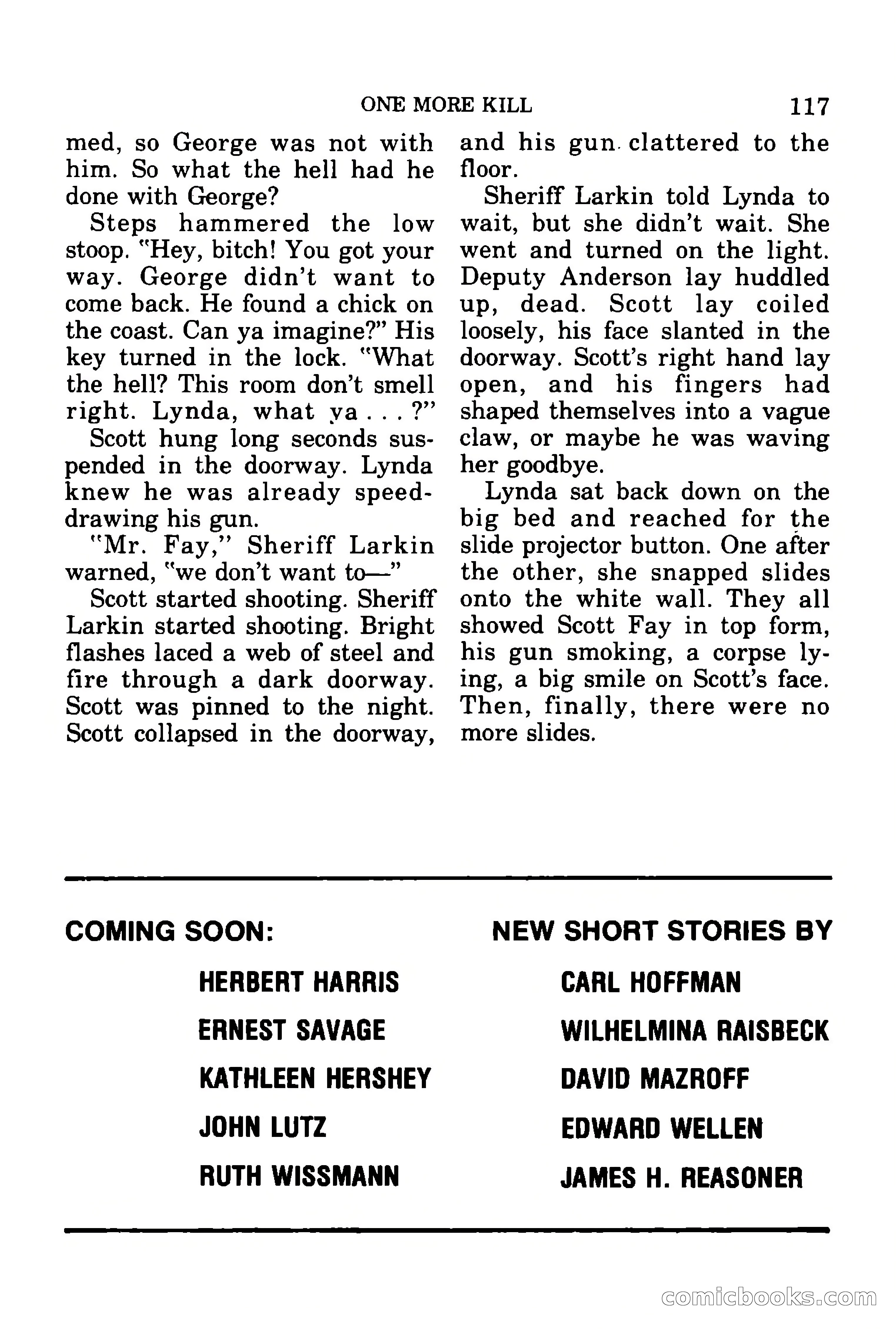 Mike Shayne Mystery Magazine, July 1977 — page 119 of 133