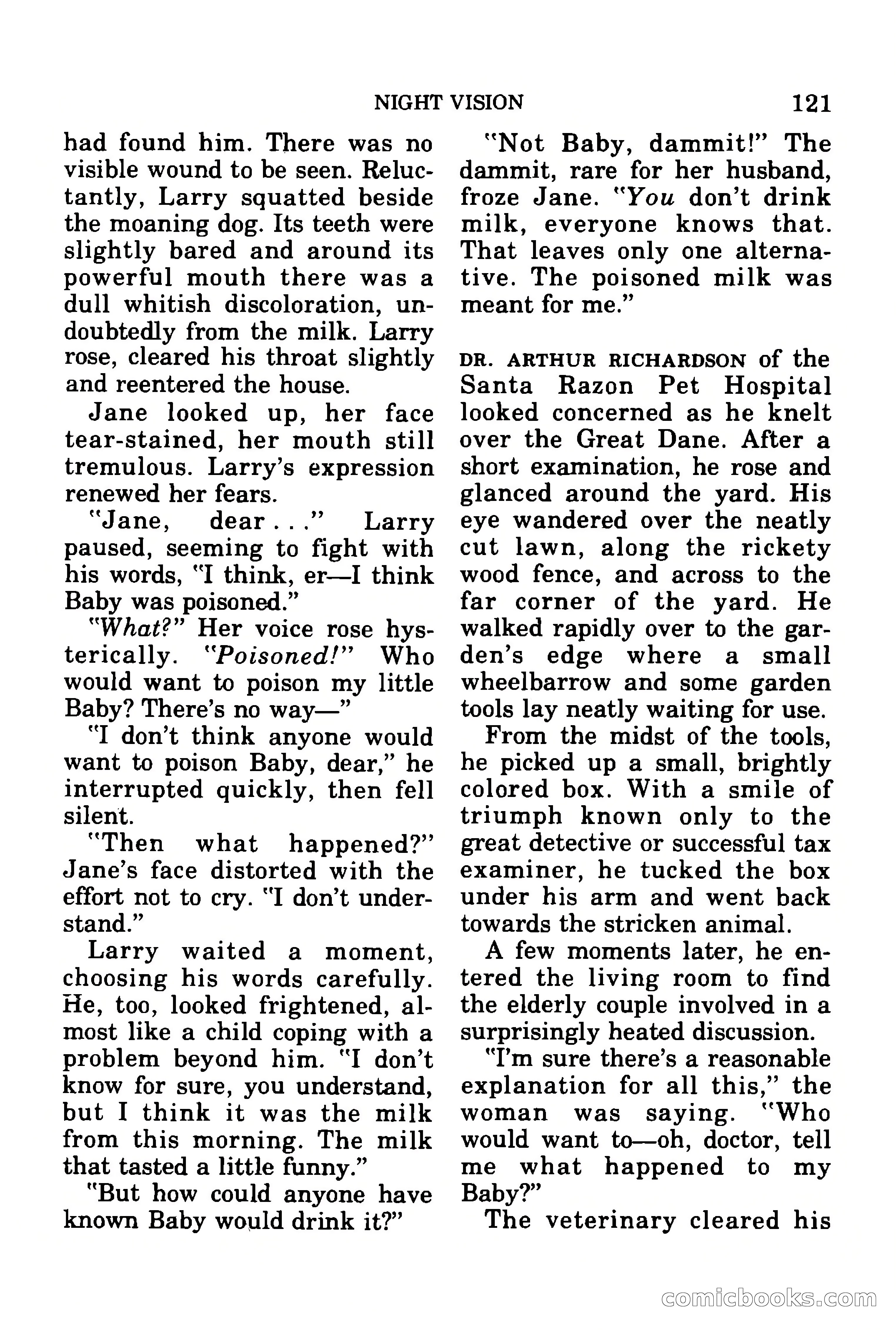 Mike Shayne Mystery Magazine, July 1977 — page 123 of 133