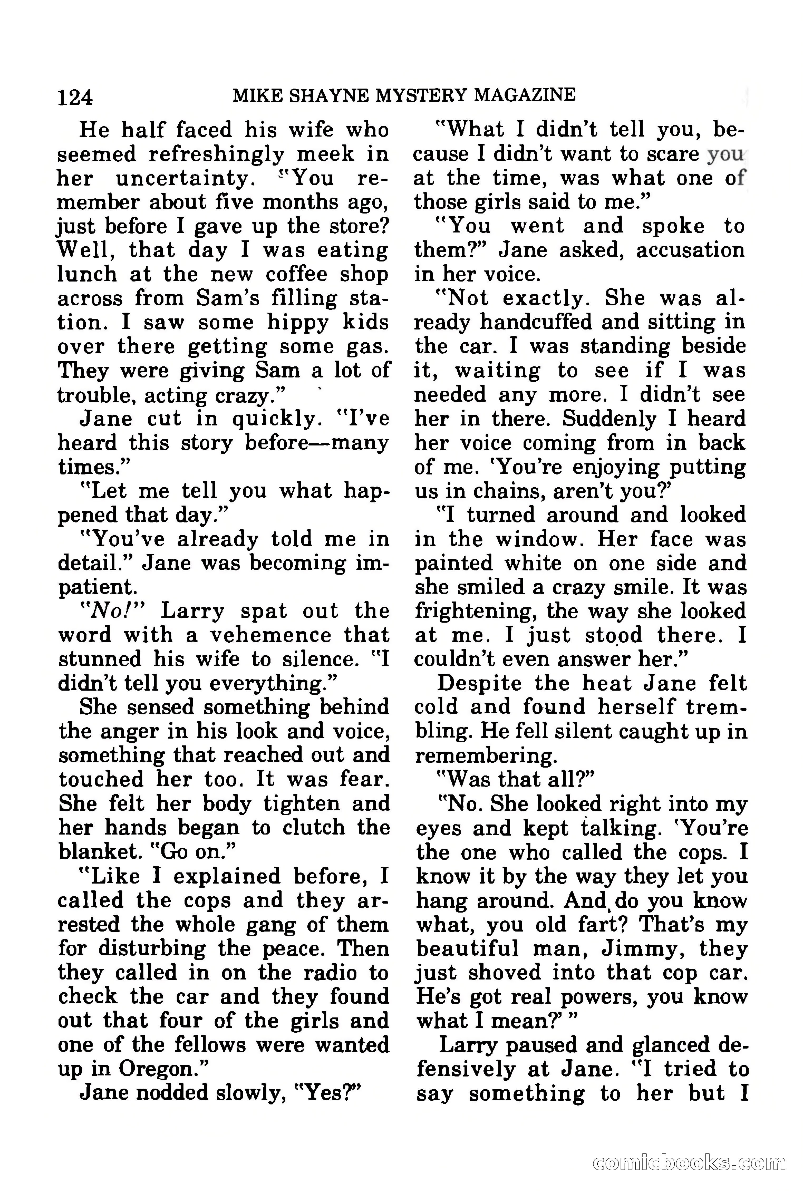 Mike Shayne Mystery Magazine, July 1977 — page 126 of 133