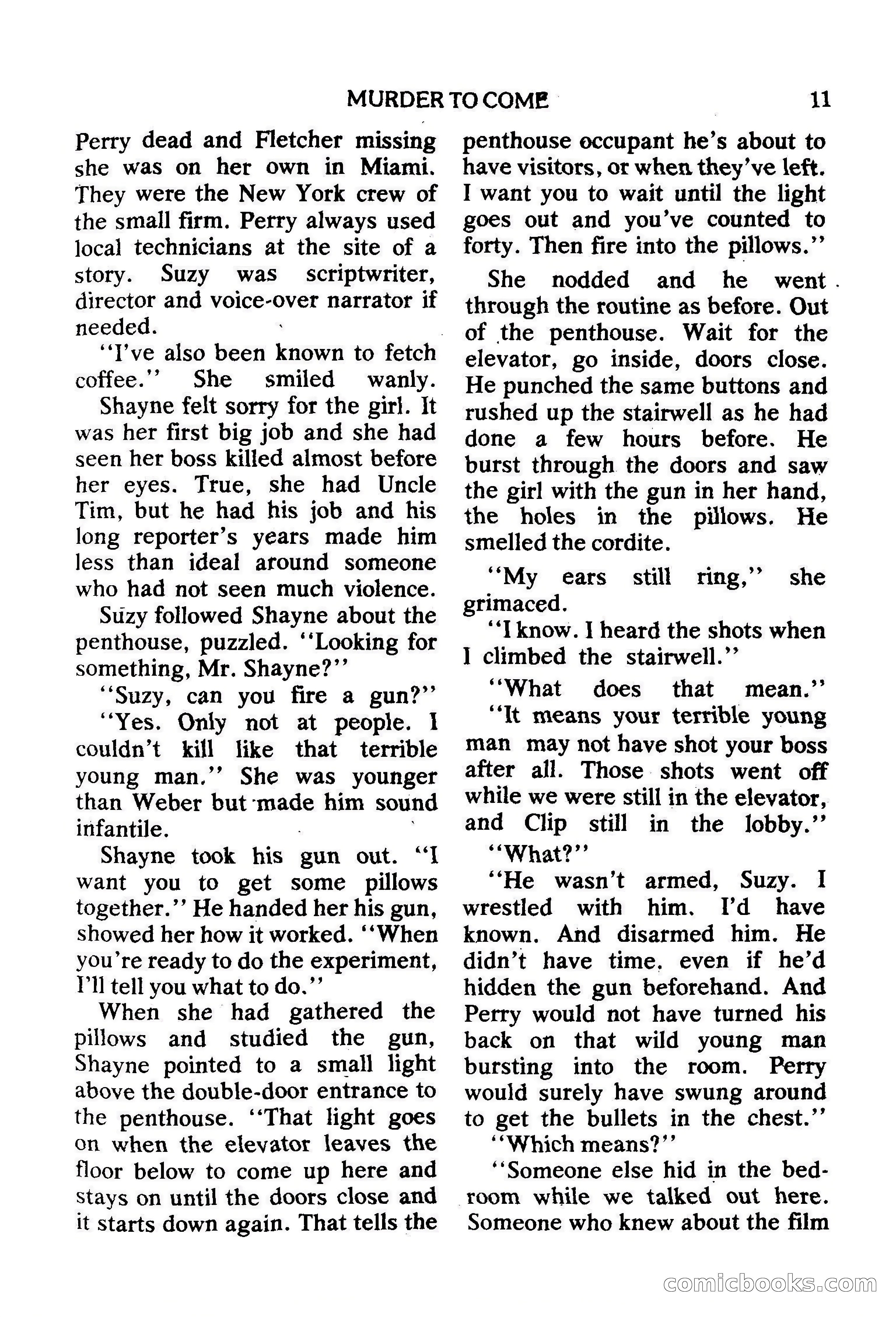 Mike Shayne Mystery Magazine, February 1979 — page 11 of 132