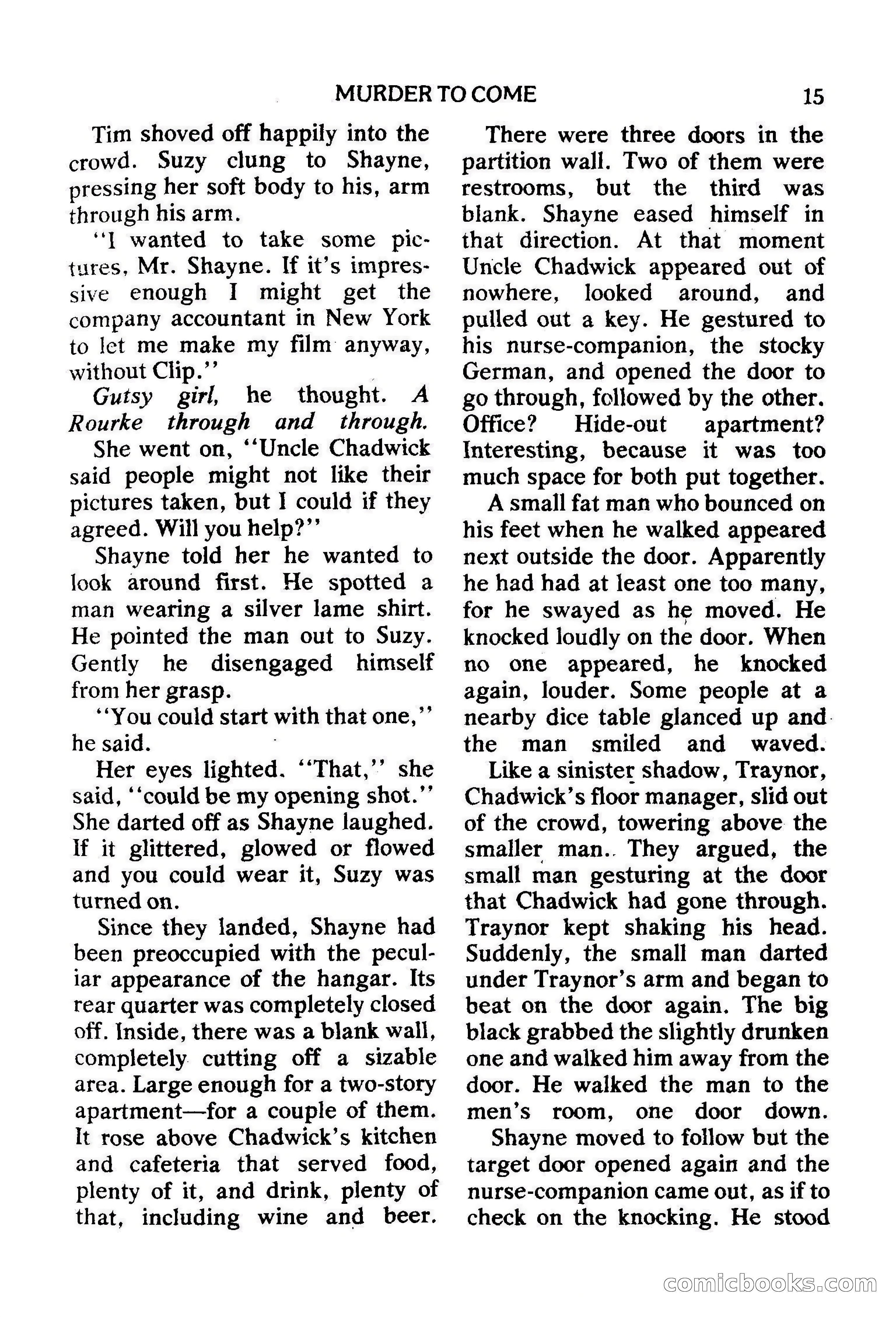 Mike Shayne Mystery Magazine, February 1979 — page 15 of 132