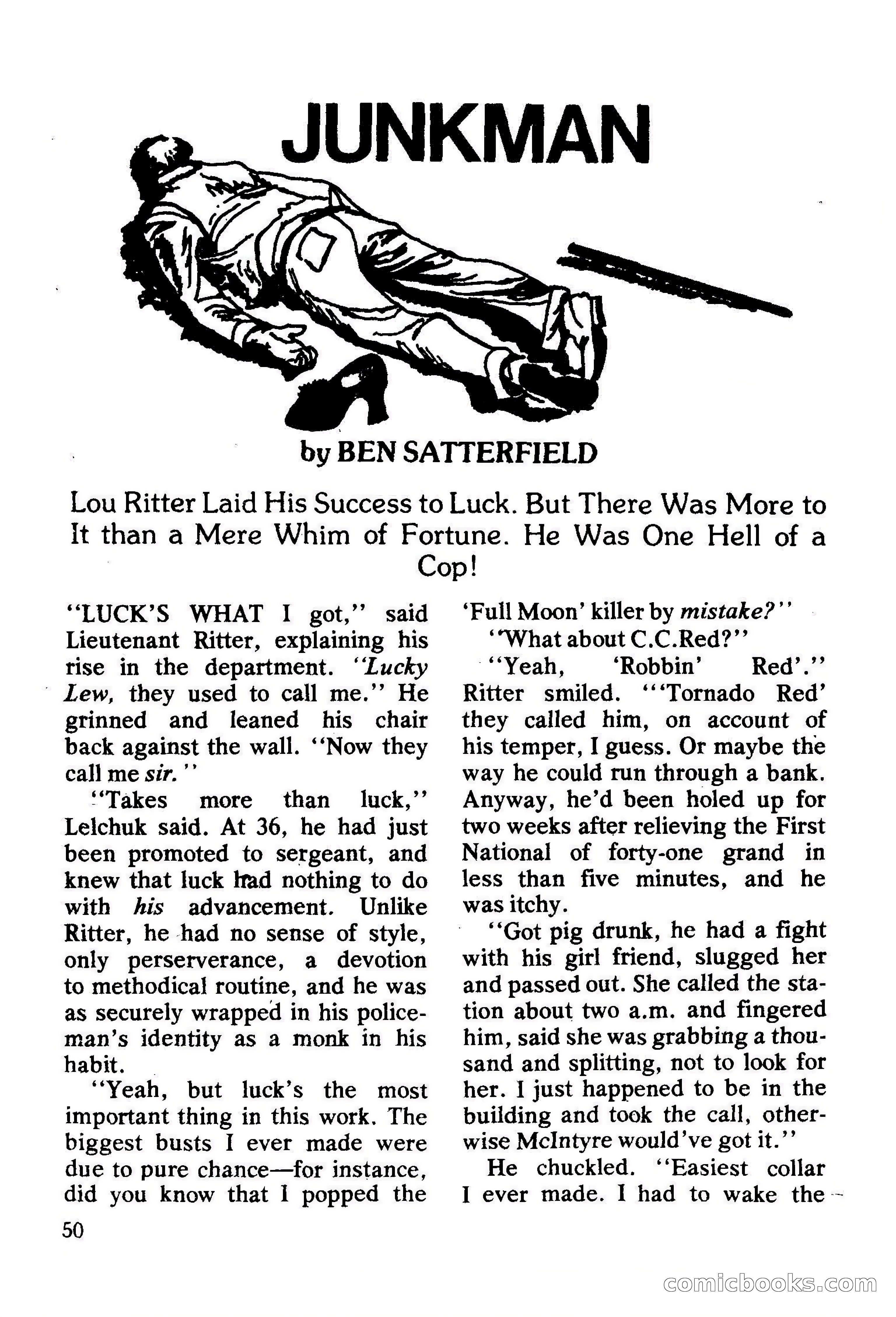 Mike Shayne Mystery Magazine, February 1979 — page 50 of 132