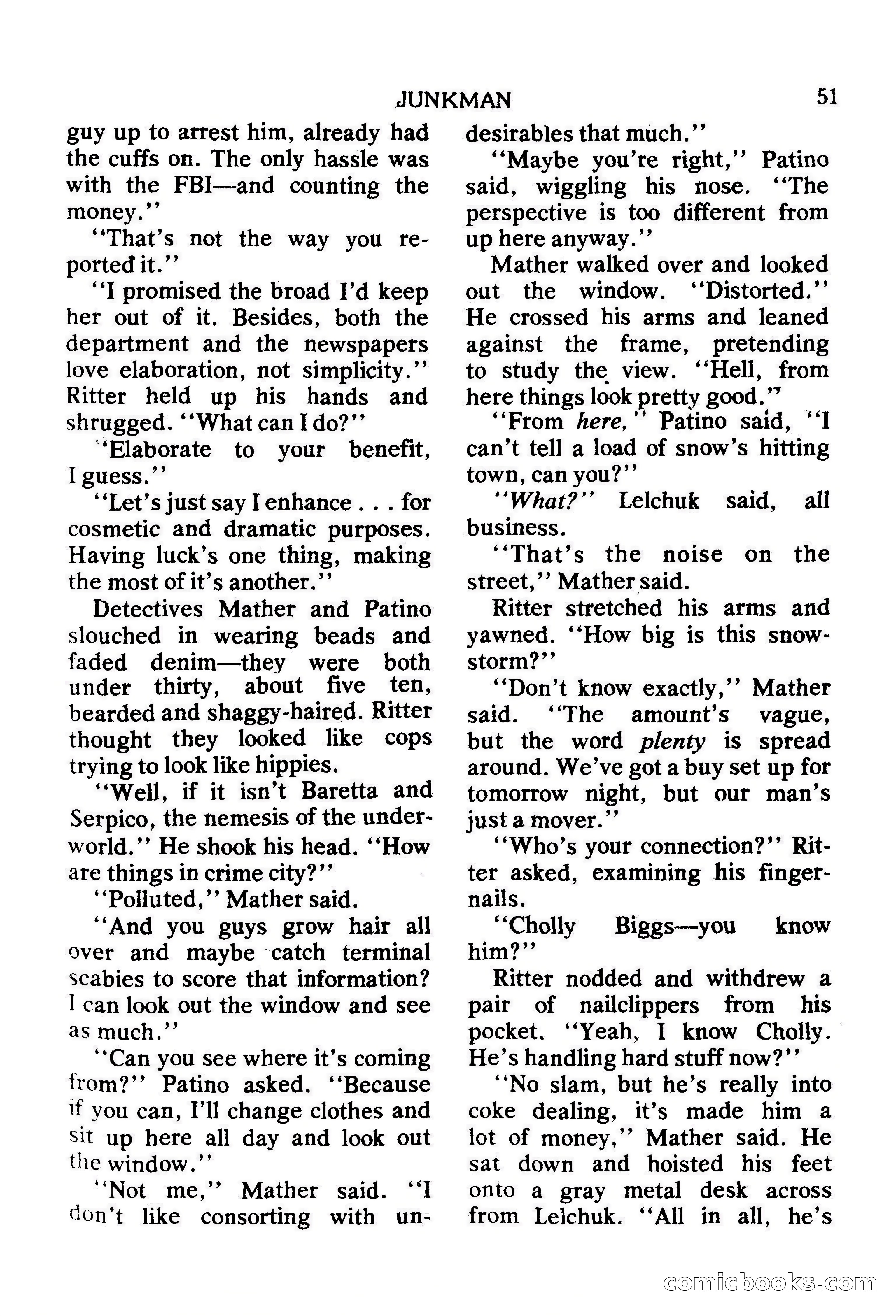 Mike Shayne Mystery Magazine, February 1979 — page 51 of 132