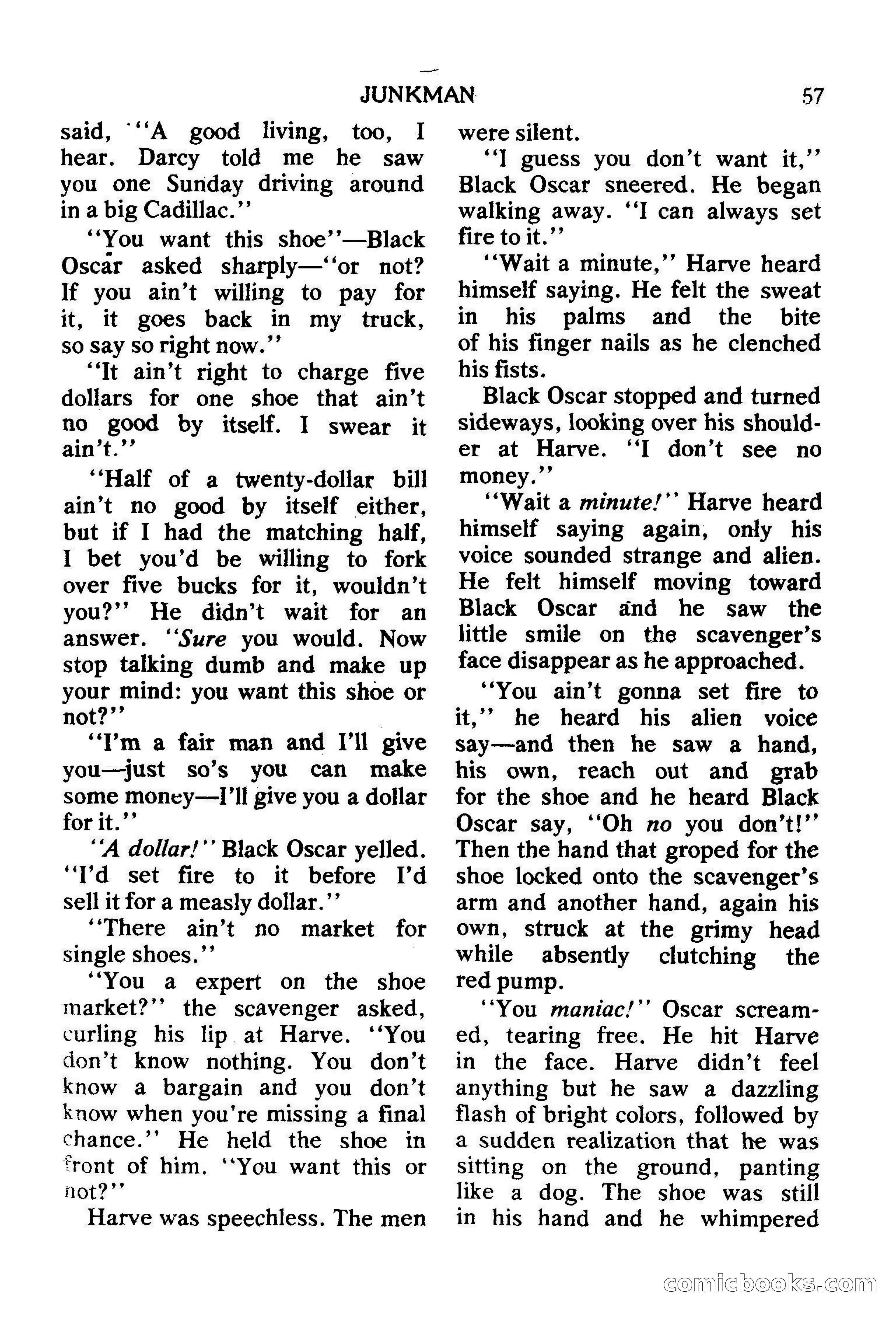 Mike Shayne Mystery Magazine, February 1979 — page 57 of 132