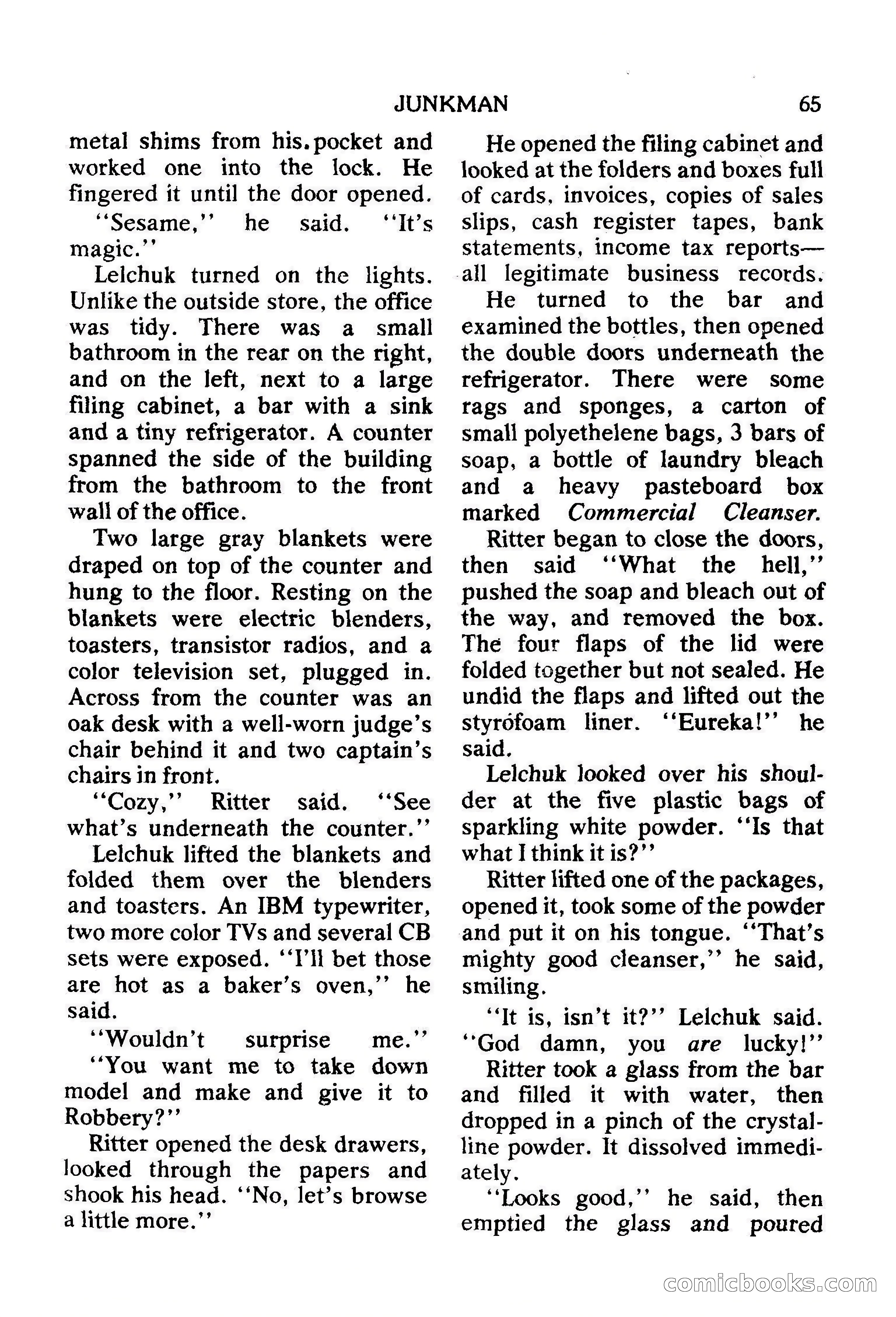 Mike Shayne Mystery Magazine, February 1979 — page 65 of 132