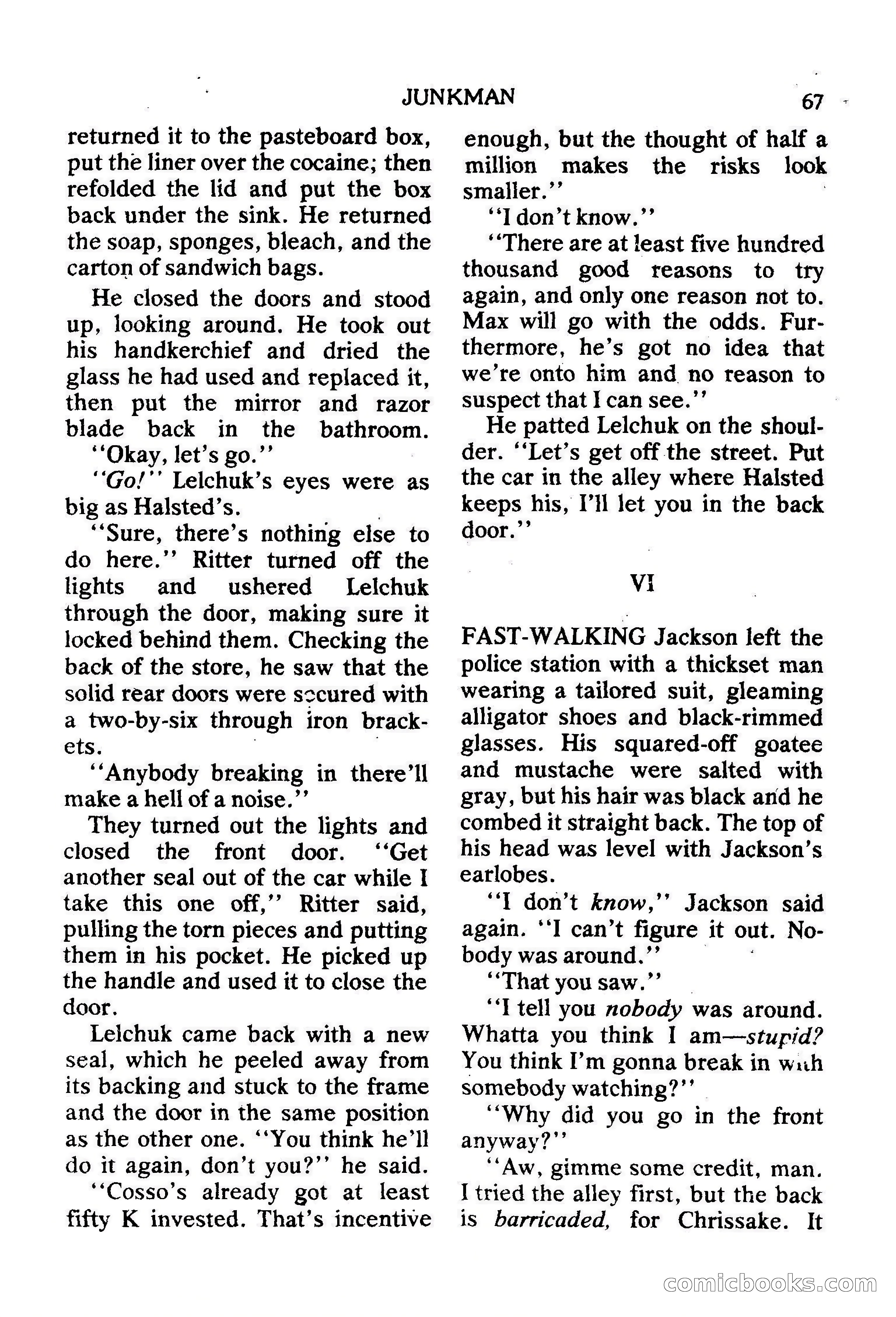 Mike Shayne Mystery Magazine, February 1979 — page 67 of 132