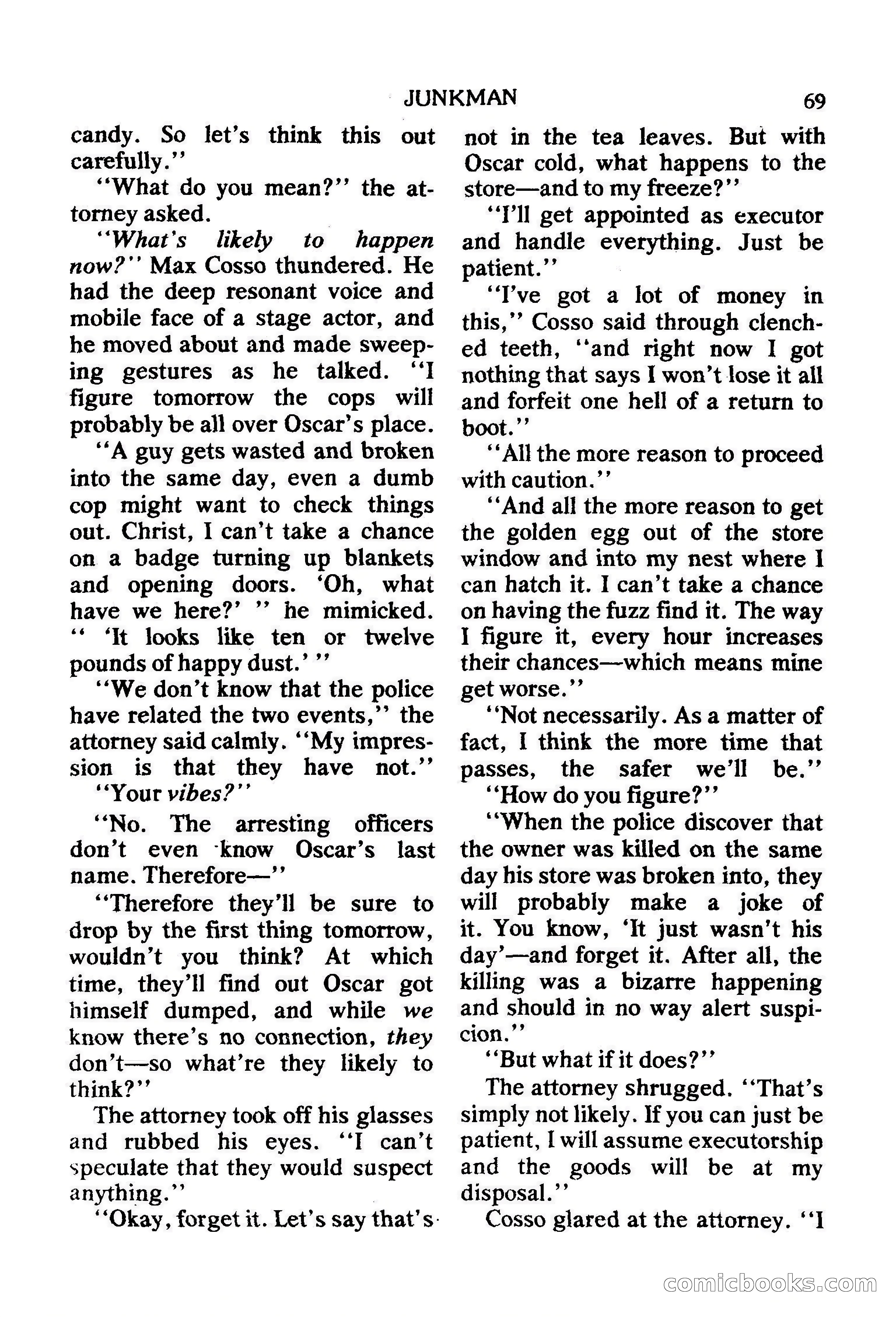Mike Shayne Mystery Magazine, February 1979 — page 69 of 132