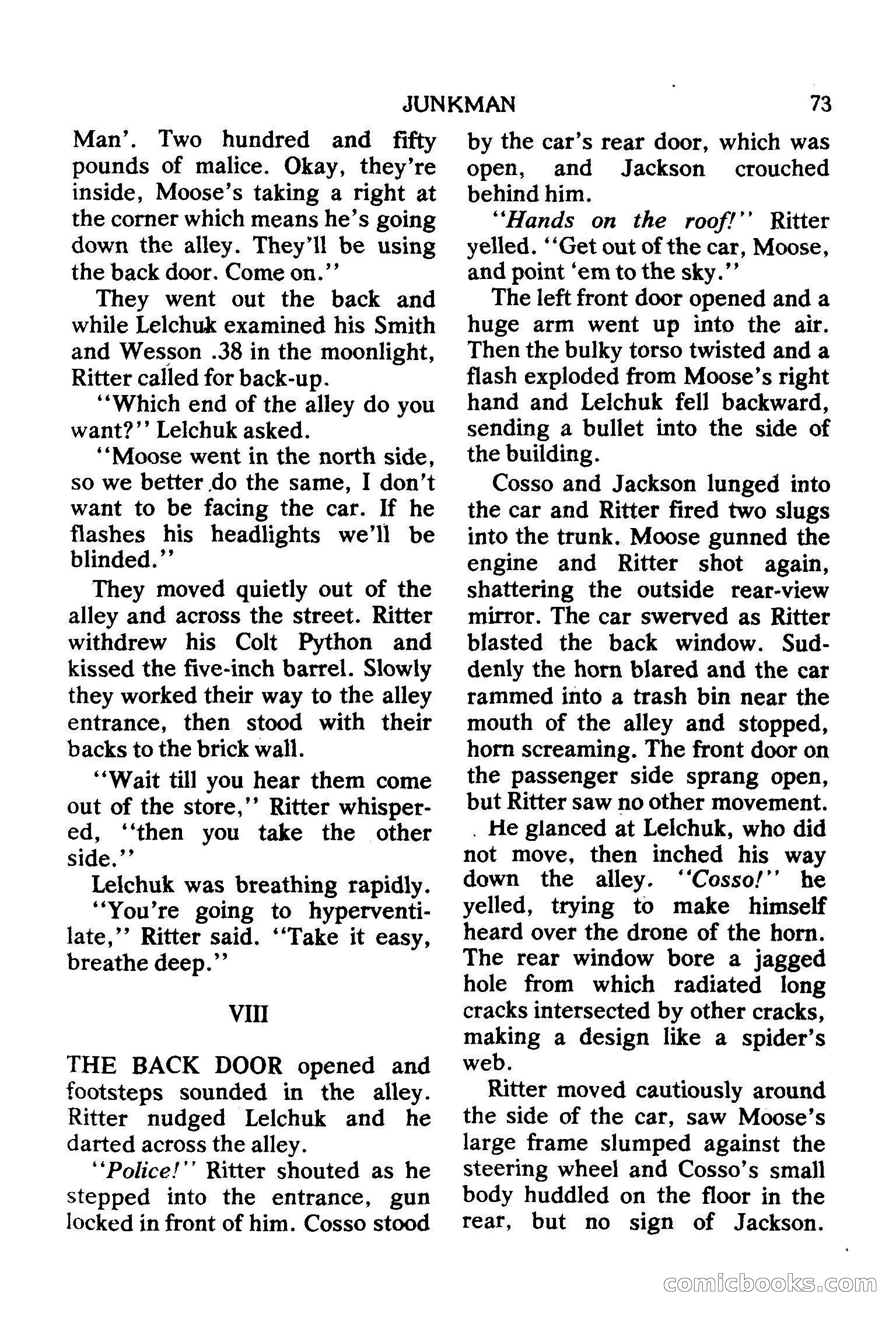 Mike Shayne Mystery Magazine, February 1979 — page 73 of 132