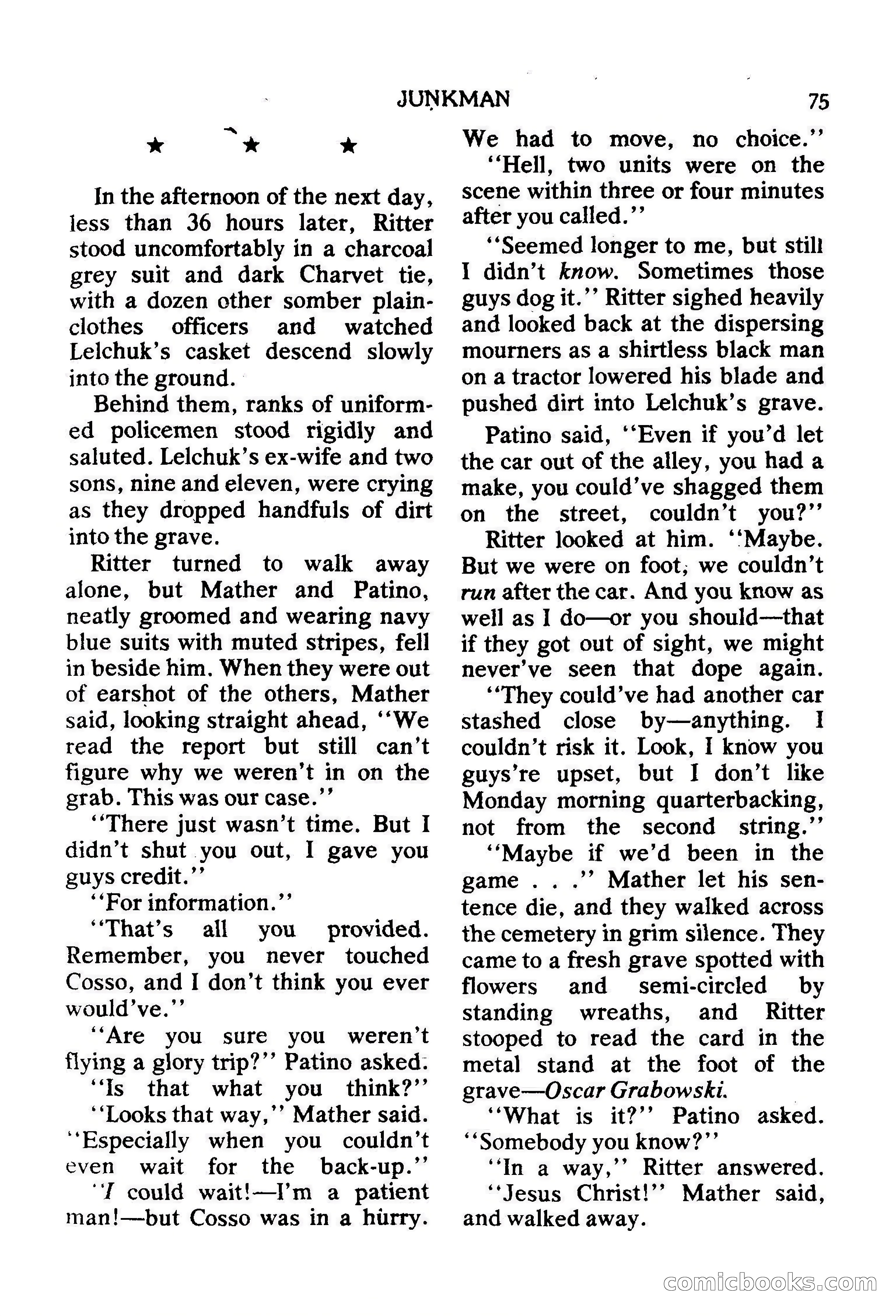 Mike Shayne Mystery Magazine, February 1979 — page 75 of 132