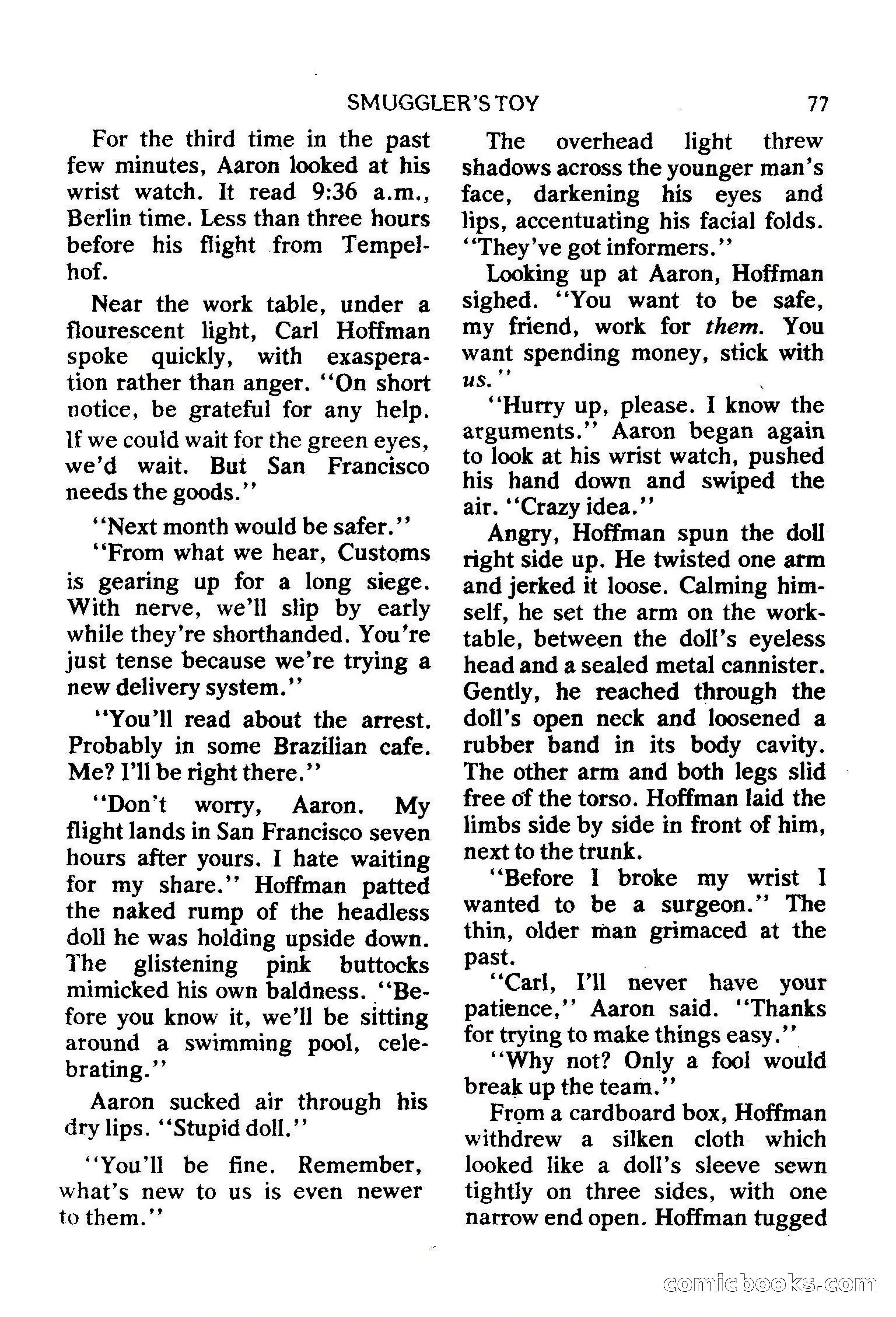 Mike Shayne Mystery Magazine, February 1979 — page 77 of 132