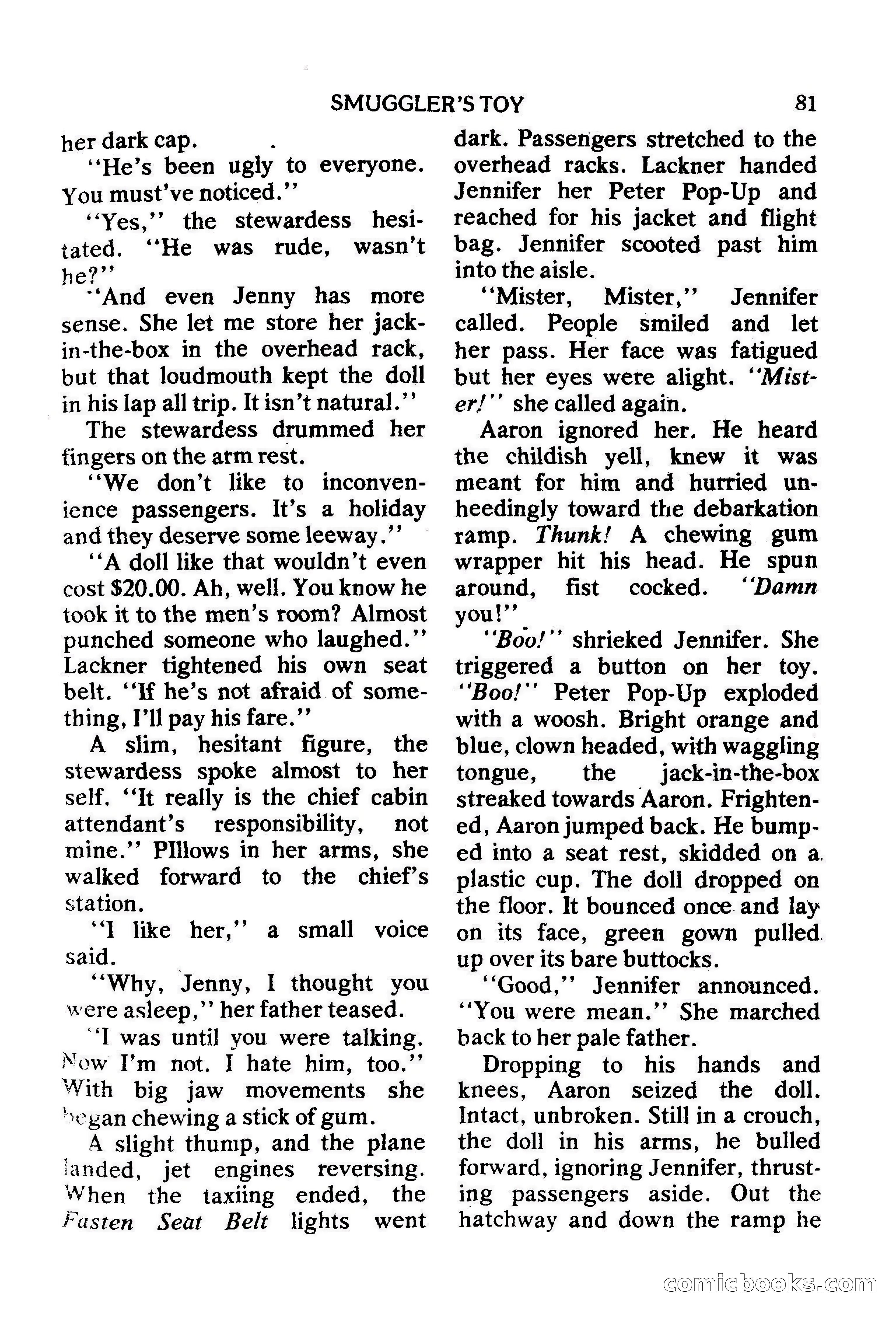 Mike Shayne Mystery Magazine, February 1979 — page 81 of 132