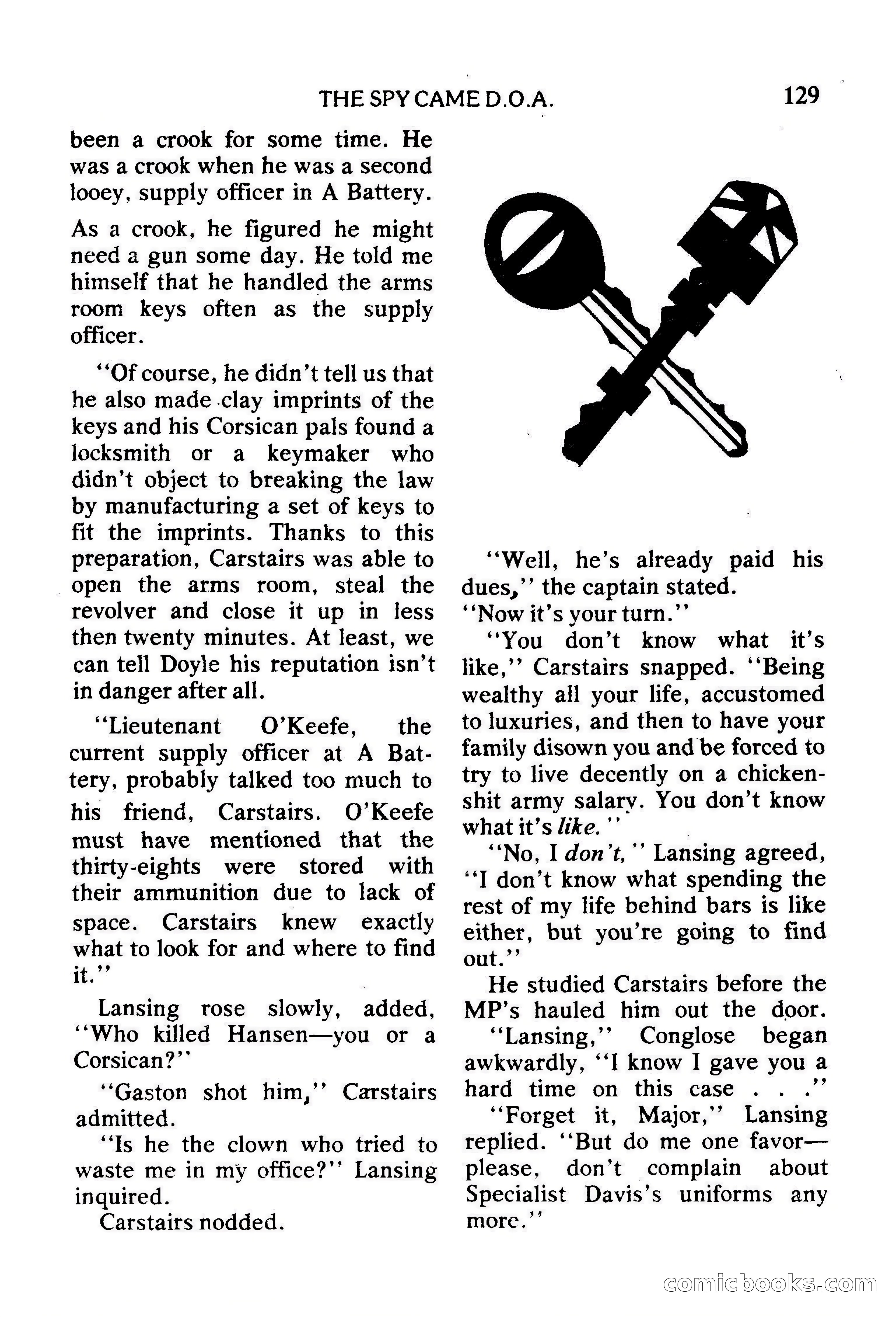 Mike Shayne Mystery Magazine, February 1979 — page 129 of 132