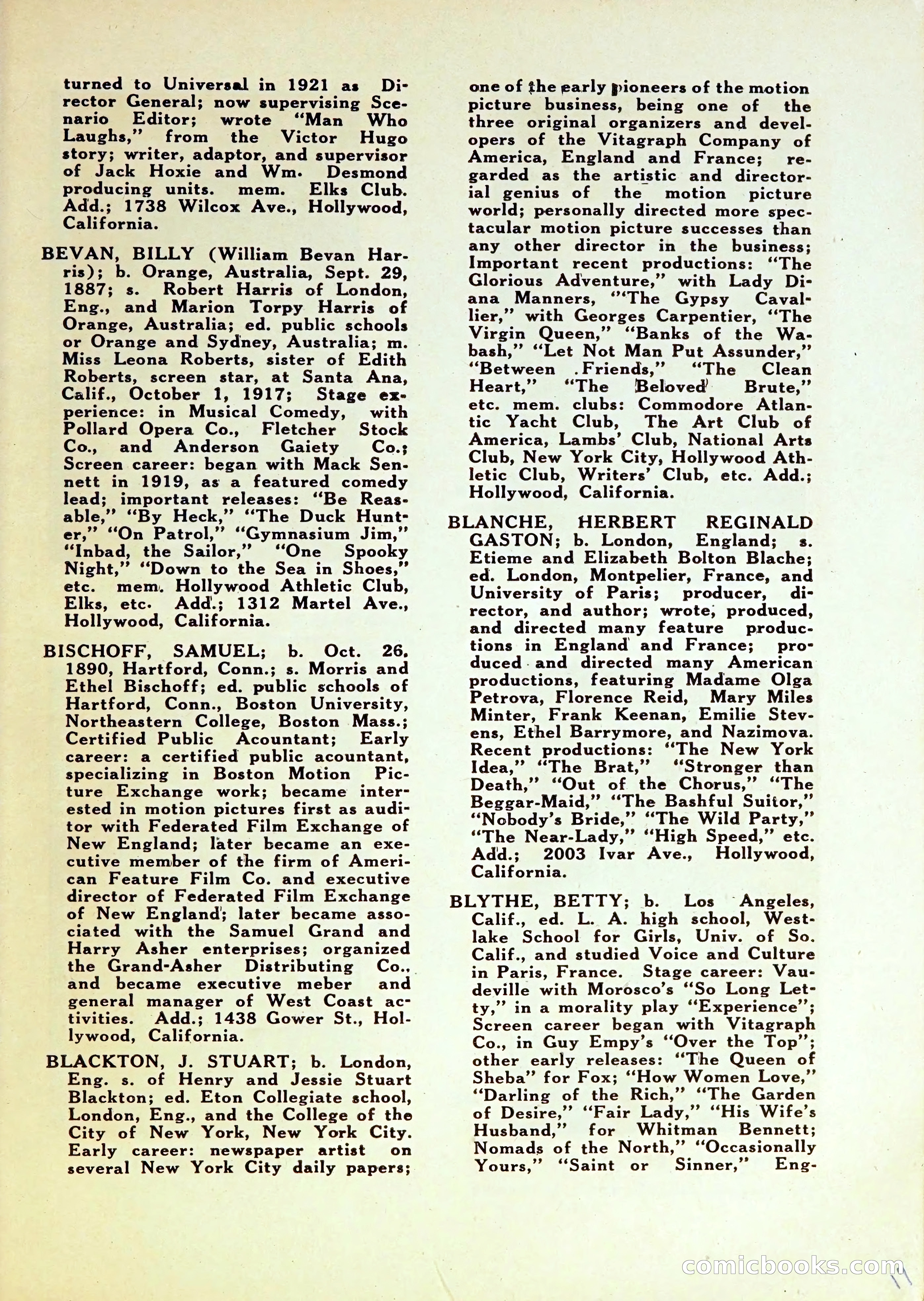 Motion Picture Blue Book — page 21 of 174