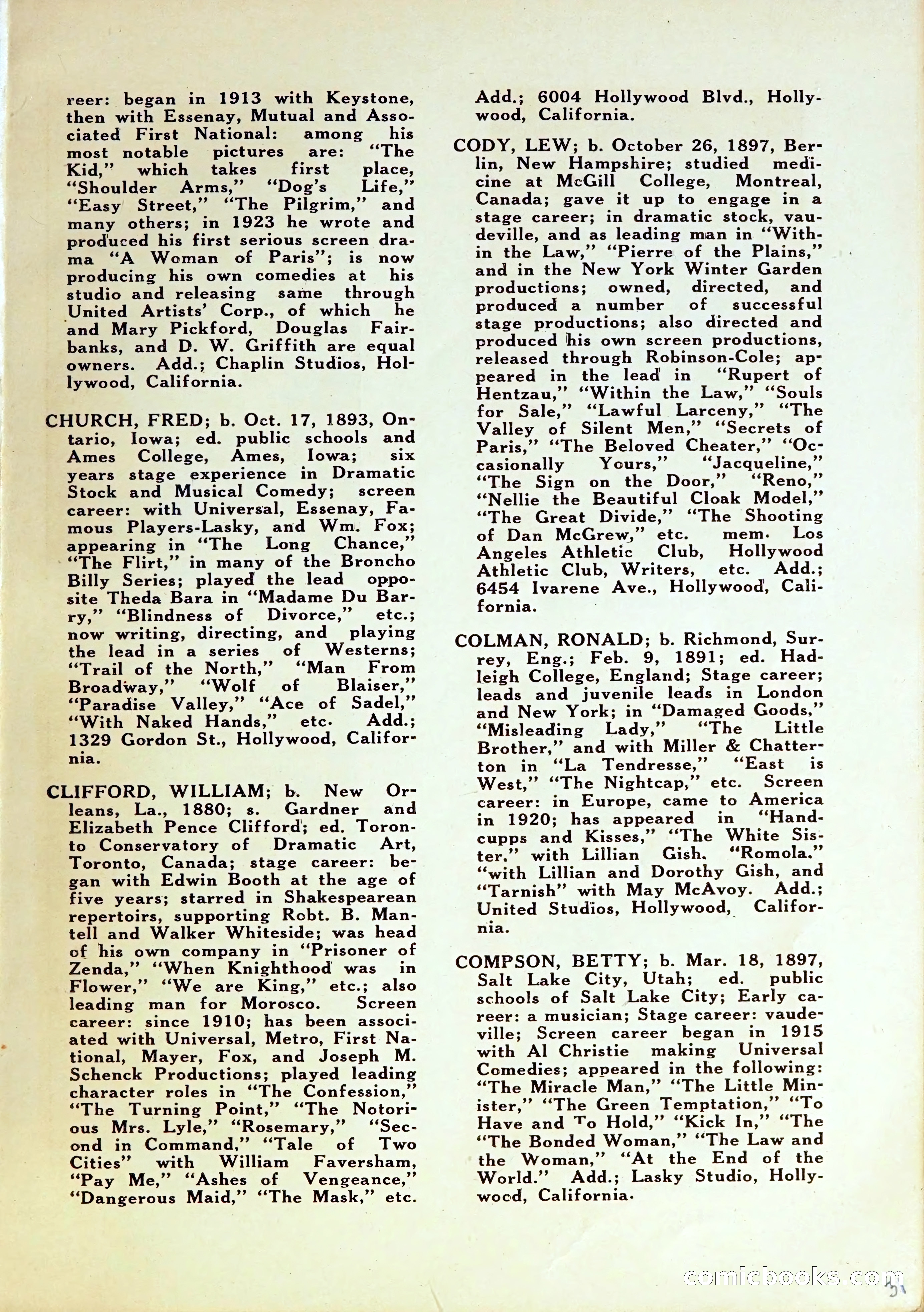 Motion Picture Blue Book — page 33 of 174