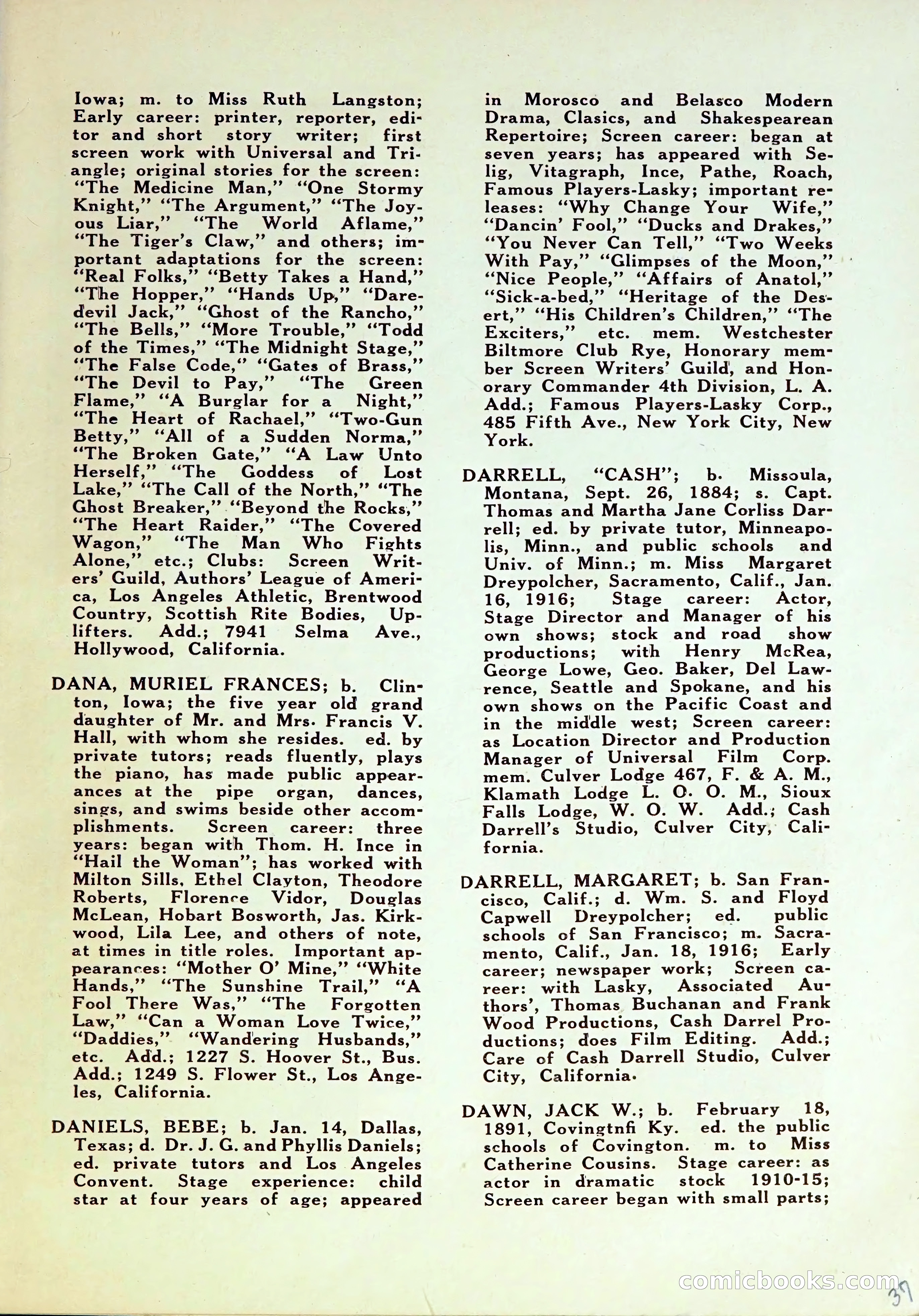 Motion Picture Blue Book — page 39 of 174