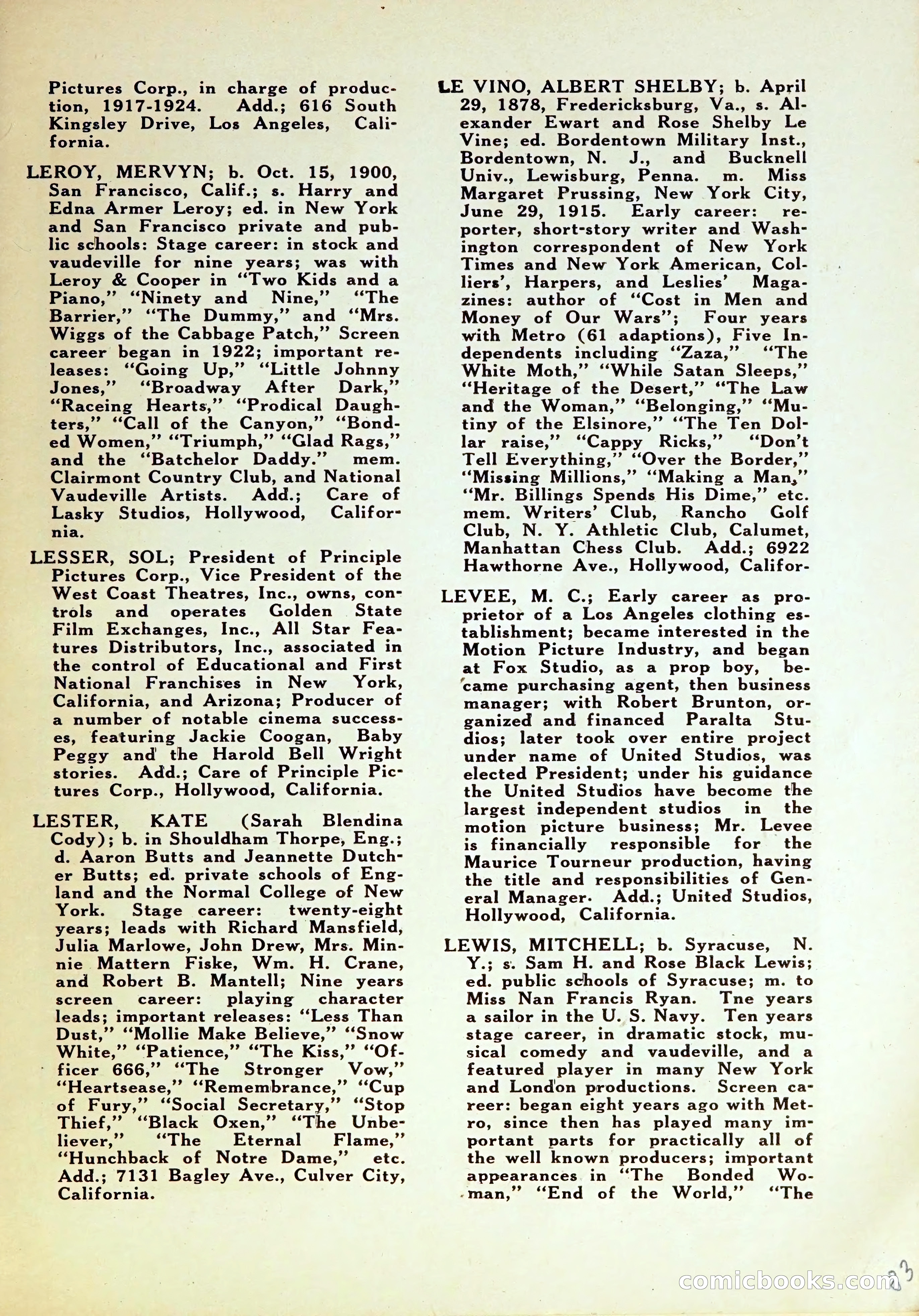 Motion Picture Blue Book — page 85 of 174